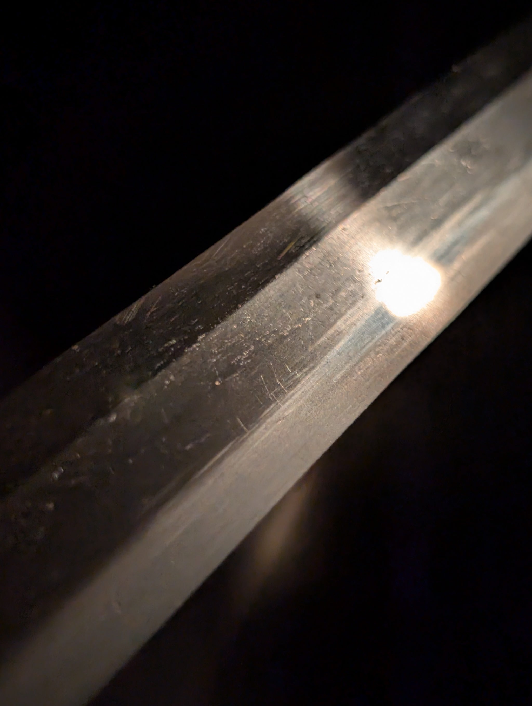 Antique Nihonto - Katana in Shirasaya, Mumei - Early Edo(350-400 years old), NBTHK attributed to Monju Shigekuni