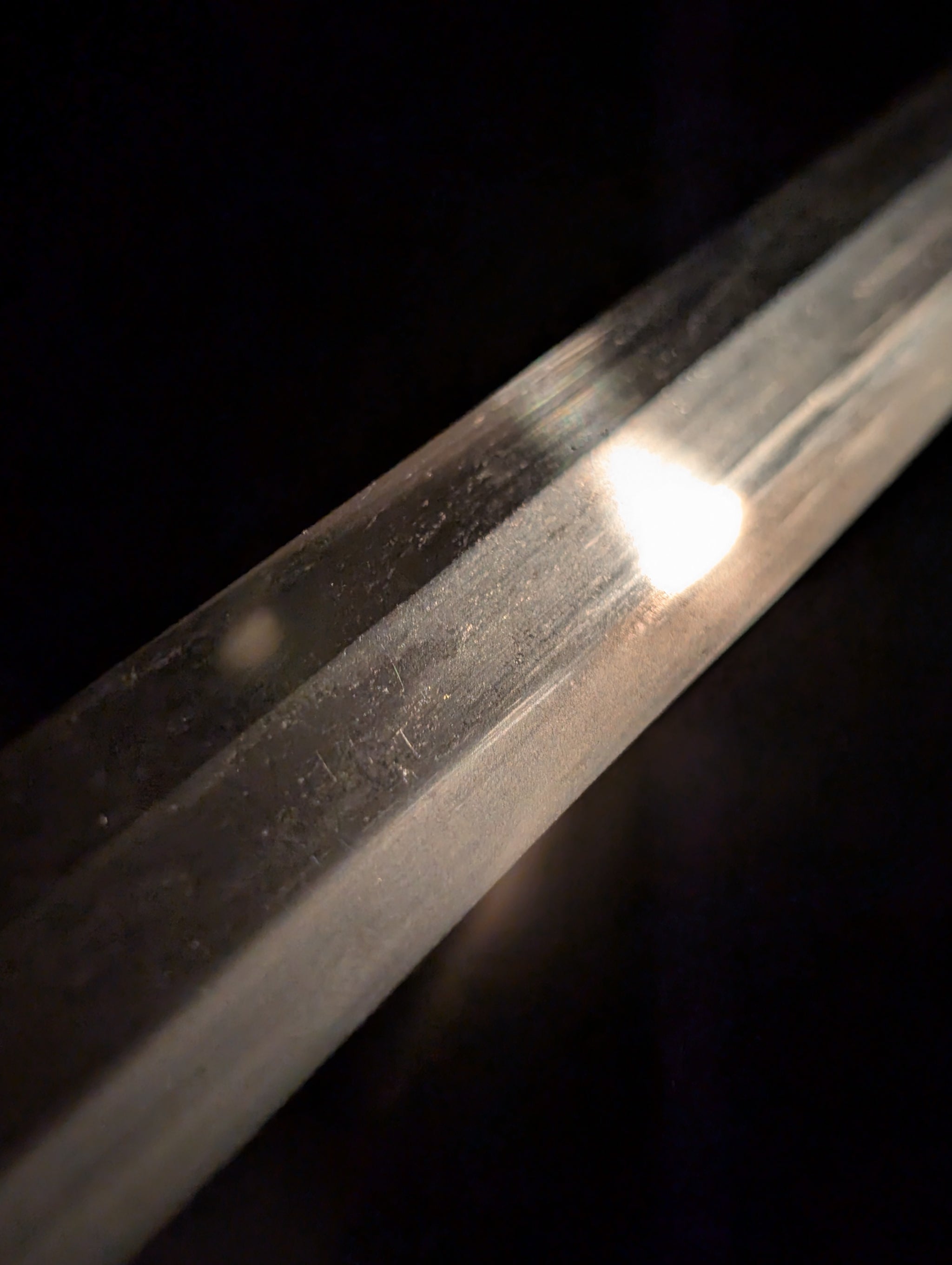 Antique Nihonto - Katana in Shirasaya, Mumei - Early Edo(350-400 years old), NBTHK attributed to Monju Shigekuni