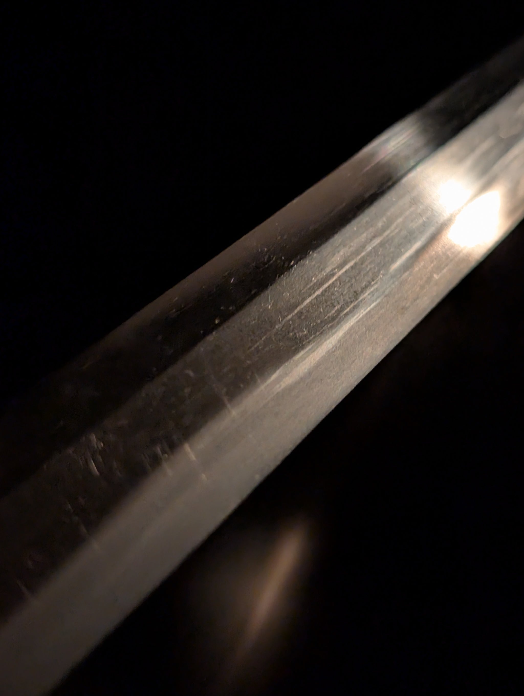 Antique Nihonto - Katana in Shirasaya, Mumei - Early Edo(350-400 years old), NBTHK attributed to Monju Shigekuni