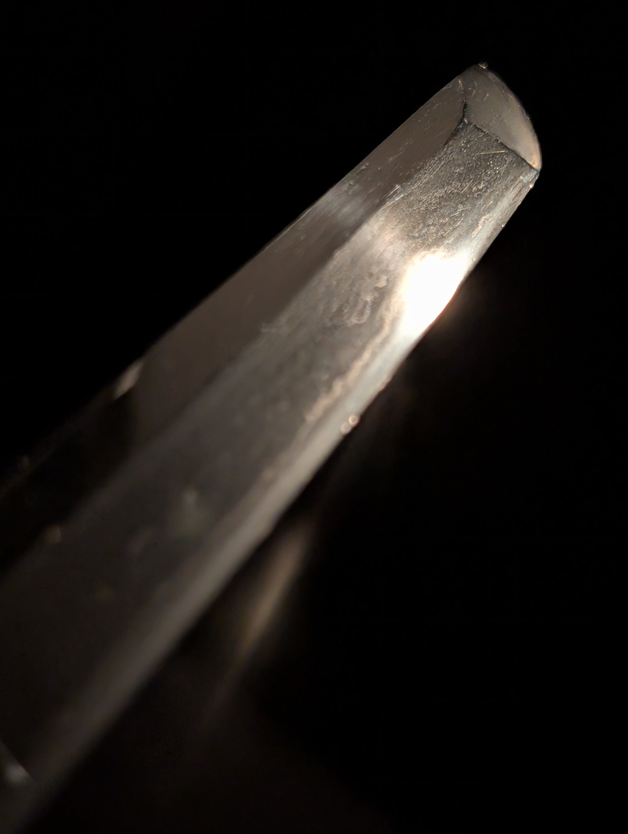 BATTLE DAMAGED, Antique Nihonto - VERY LONG Katana in Shirasaya