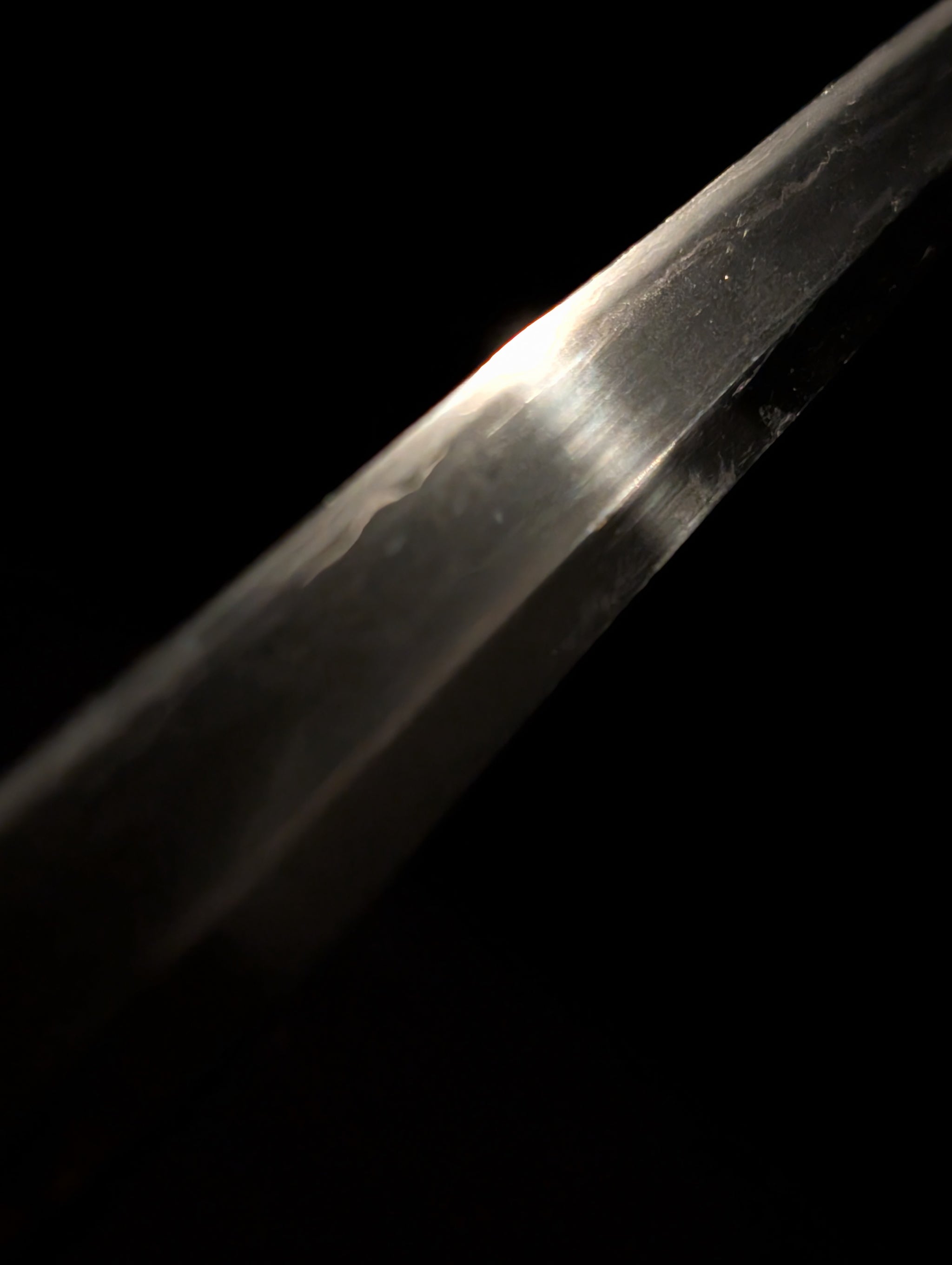 BATTLE DAMAGED, Antique Nihonto - VERY LONG Katana in Shirasaya