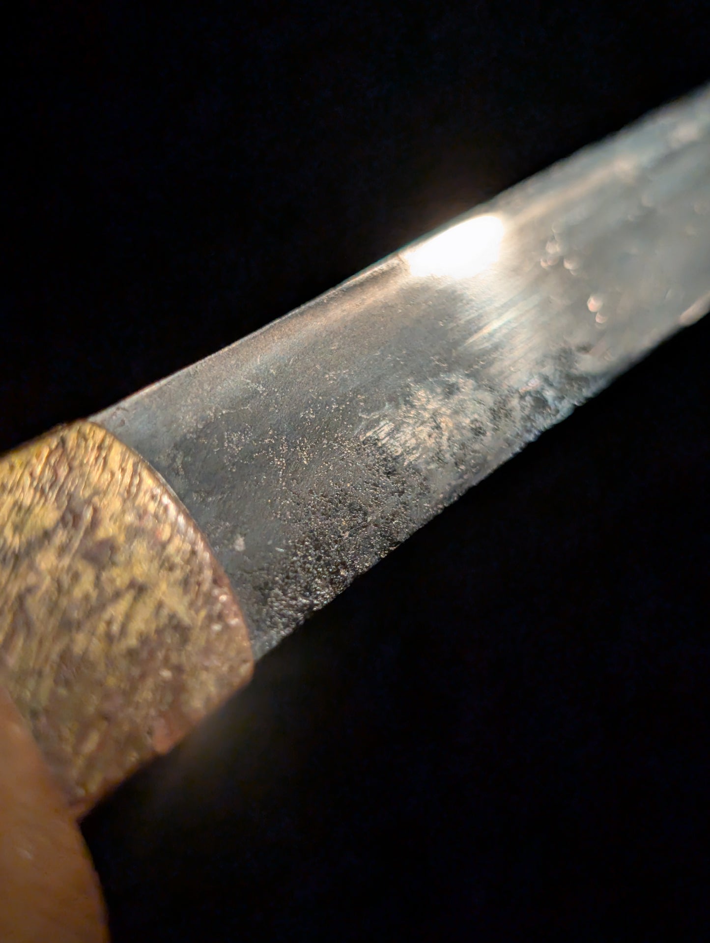 Antique Nihonto - Yoroi Doshi Tanto with Koshirae - signed Yoshimitsu (unverified)