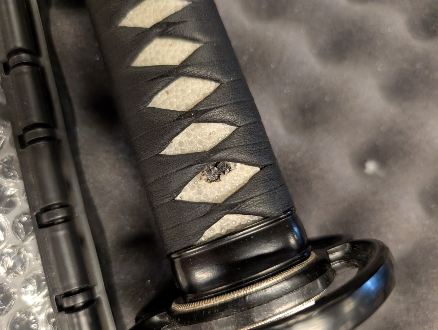 Blemished Cloudhammer Katana - Iron Musashi - s5 low molybdenum Taiwan variant shock steel