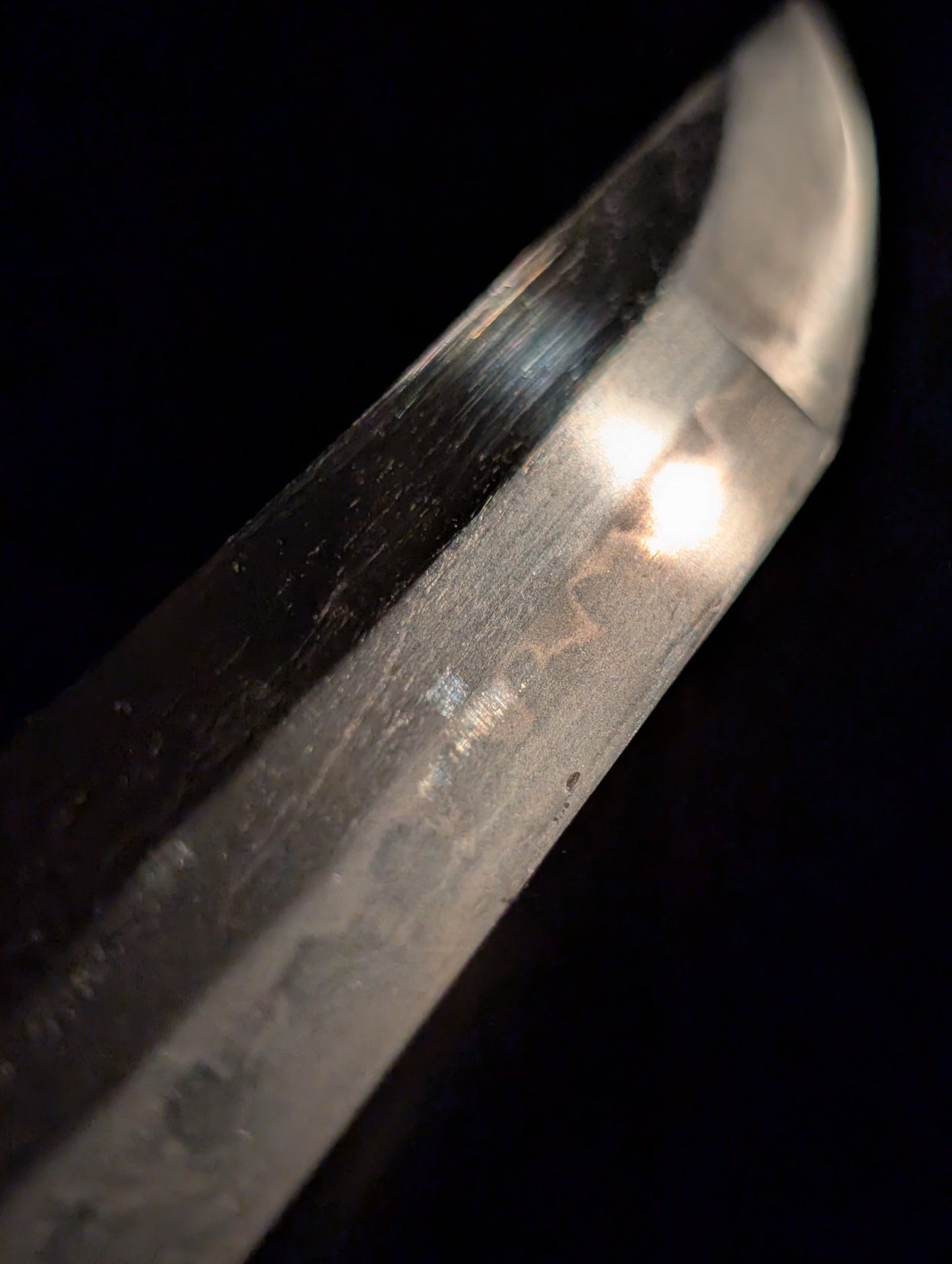 Antique Nihonto - Daishou Katana (Late Muromachi, red lacquer signature of Yoshikage) and Wakizashi (Late Muromachi, signed Kanefusa Masaie) (neither verified) with Koshirae