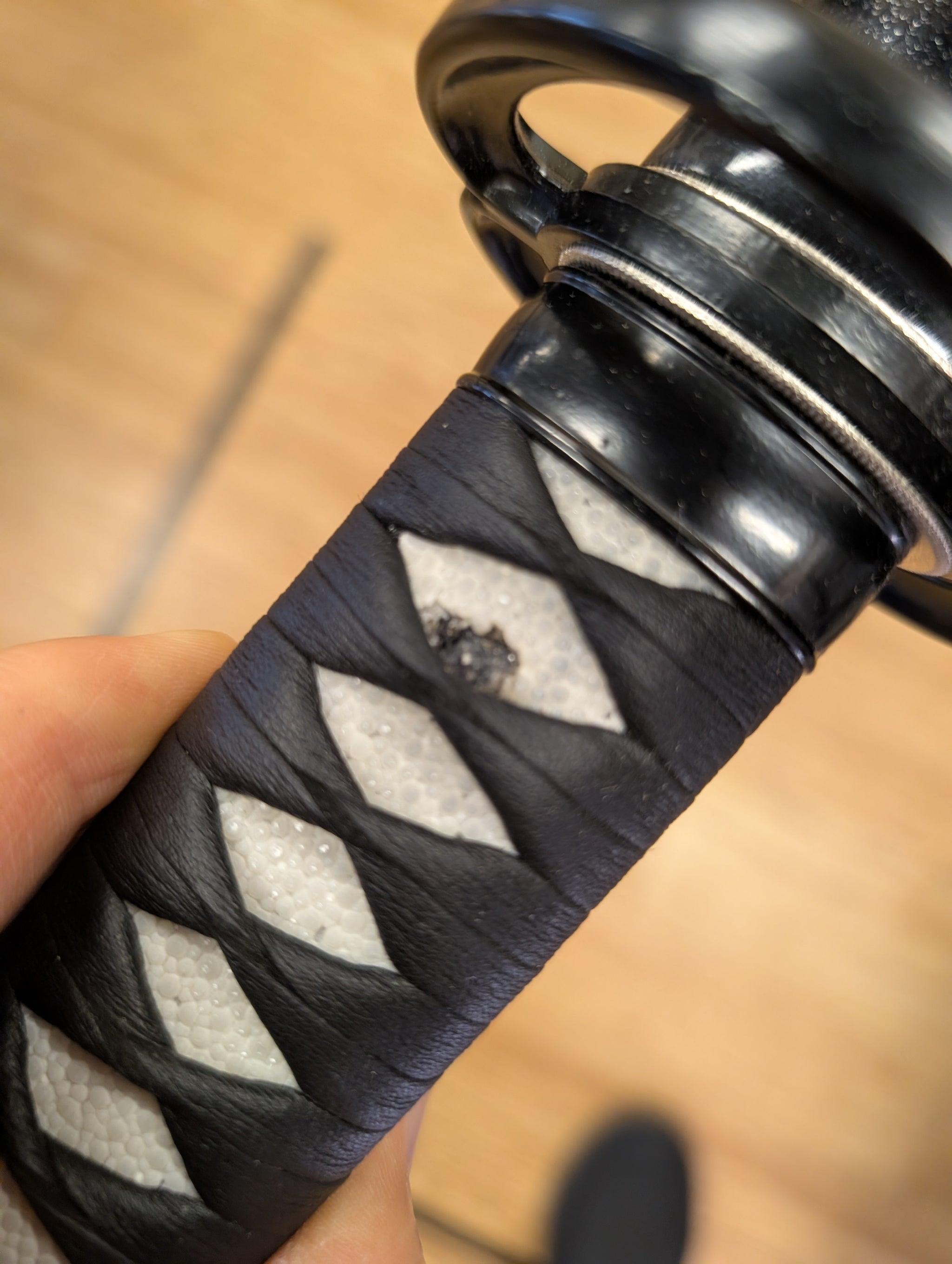 BLEMISHED Cloudhammer Katana - Iron Musashi - s5 low molybdenum Taiwan variant shock steel