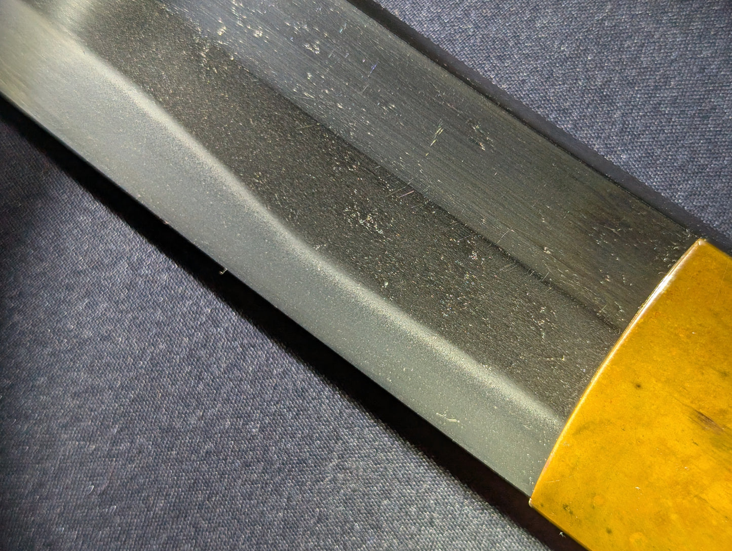 Antique Nihonto - Wide Wakizashi in Koshirae - partial signature, attributed to Owari Seki by NBTHK