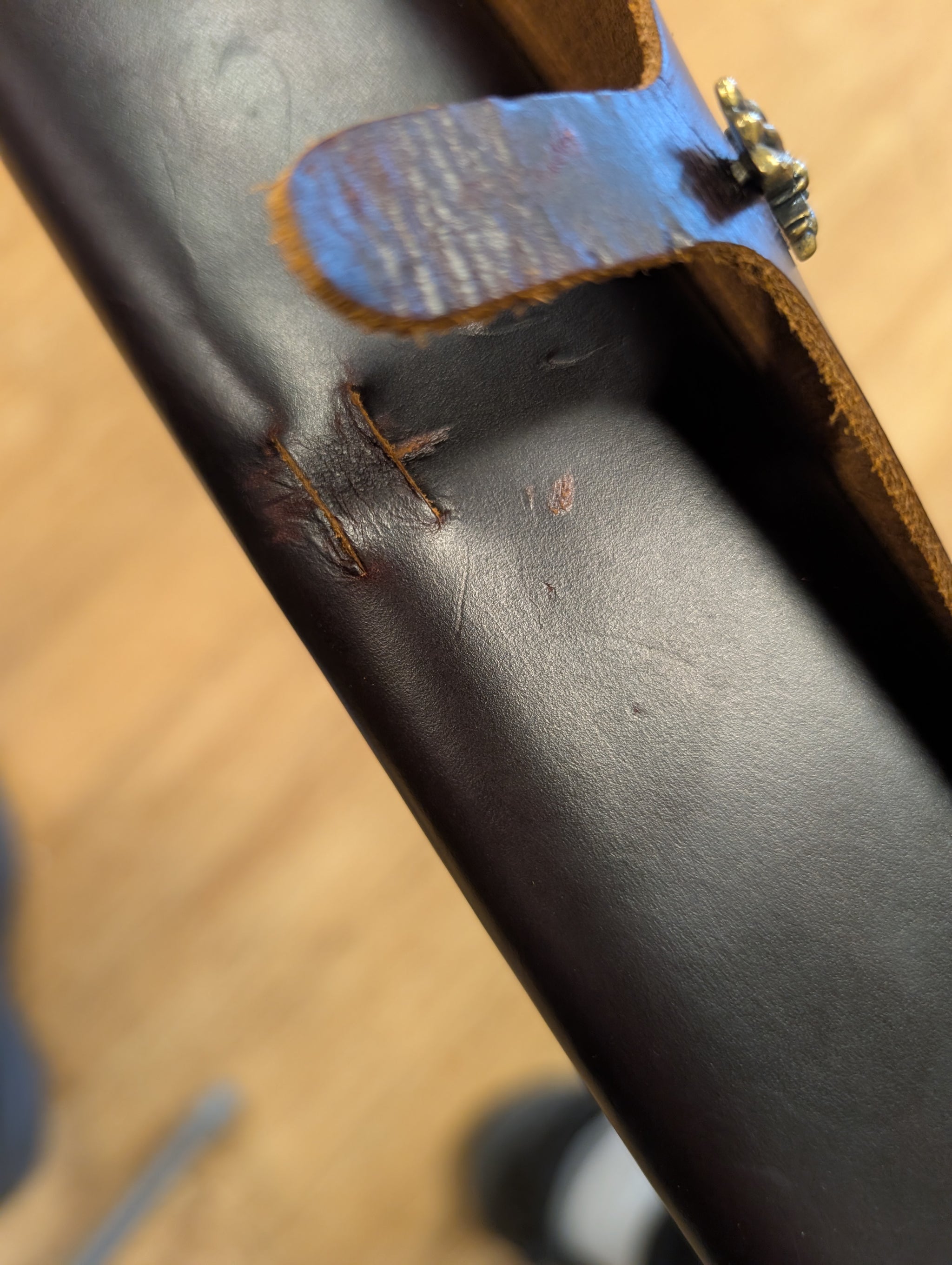 BLEMISHED FLOOR MODEL Swordier Elmslie Type 3e Langes Messer 65Mn