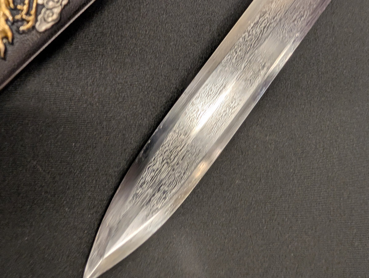 Jian Dagger, Dueling Dragon Phoenix - Damascus Steel