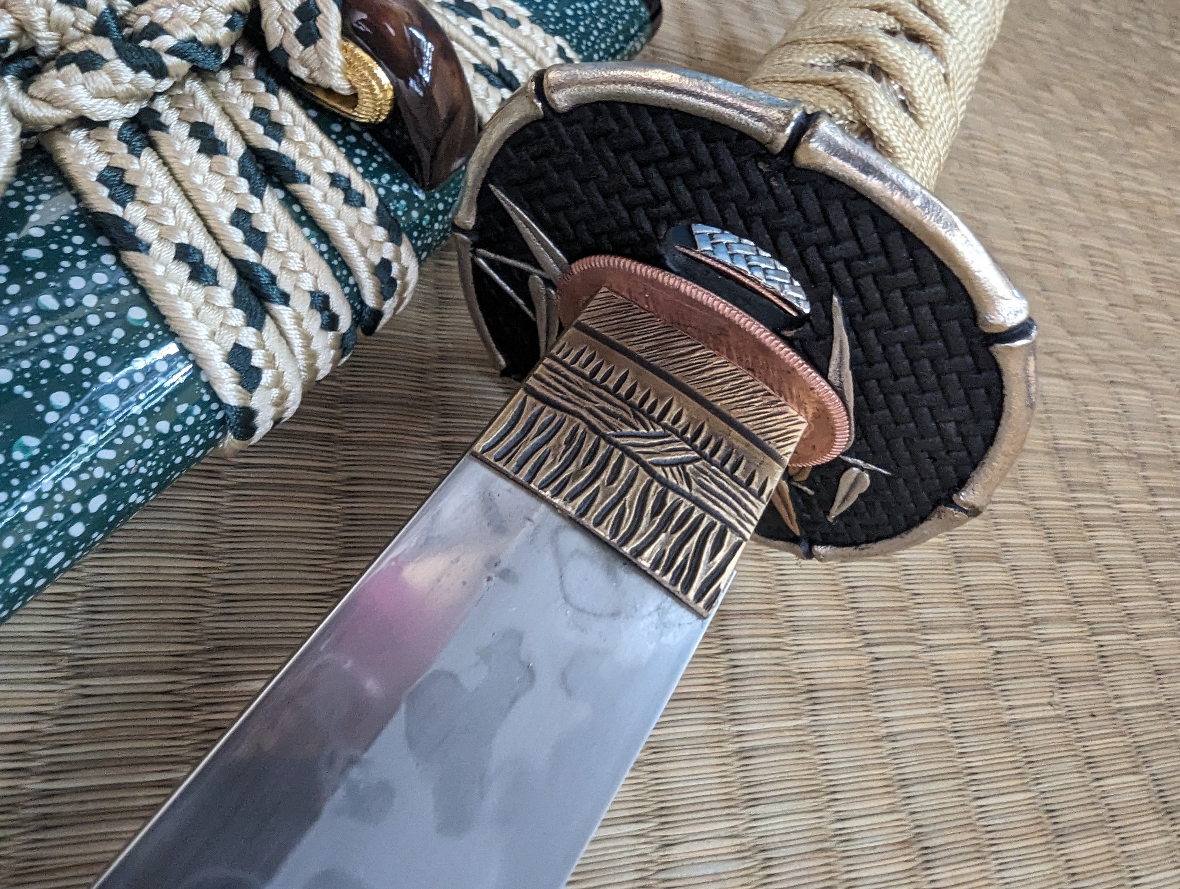 MADE TO ORDER Phoenix Armory Tanto - Green Bamboo