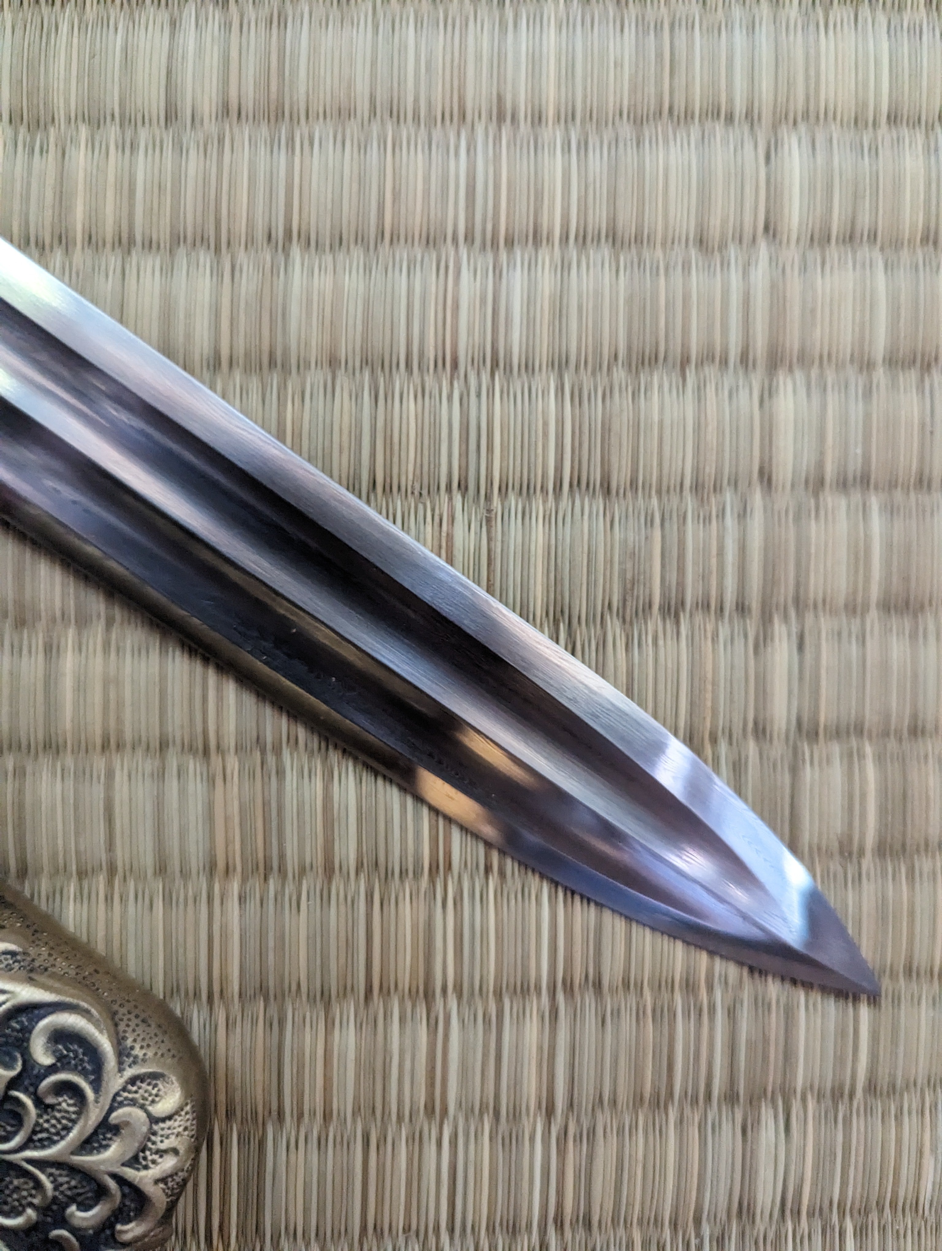 Phoenix Armory Jian Dagger, Damascus Steel