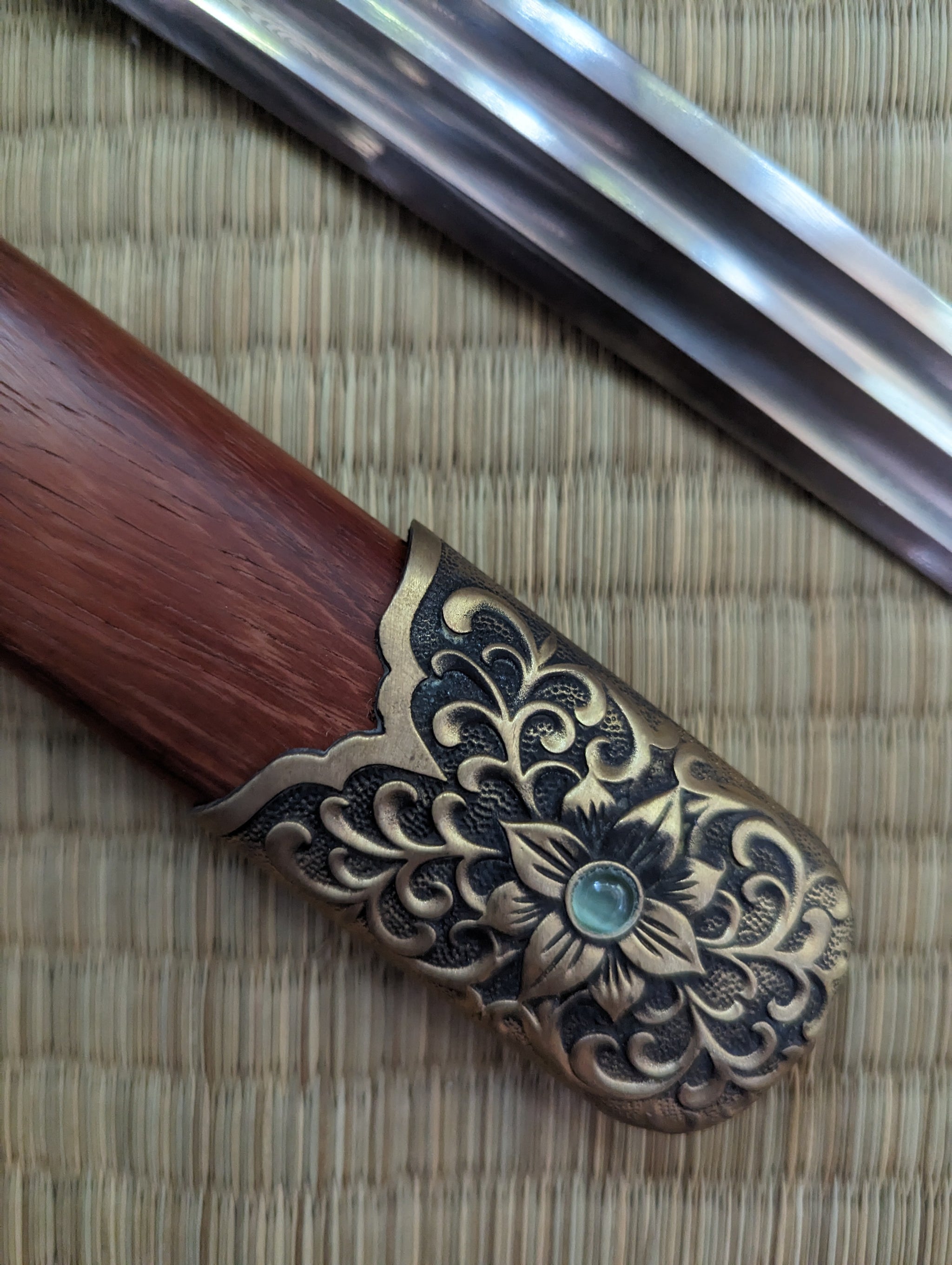 Phoenix Armory Jian Dagger, Damascus Steel