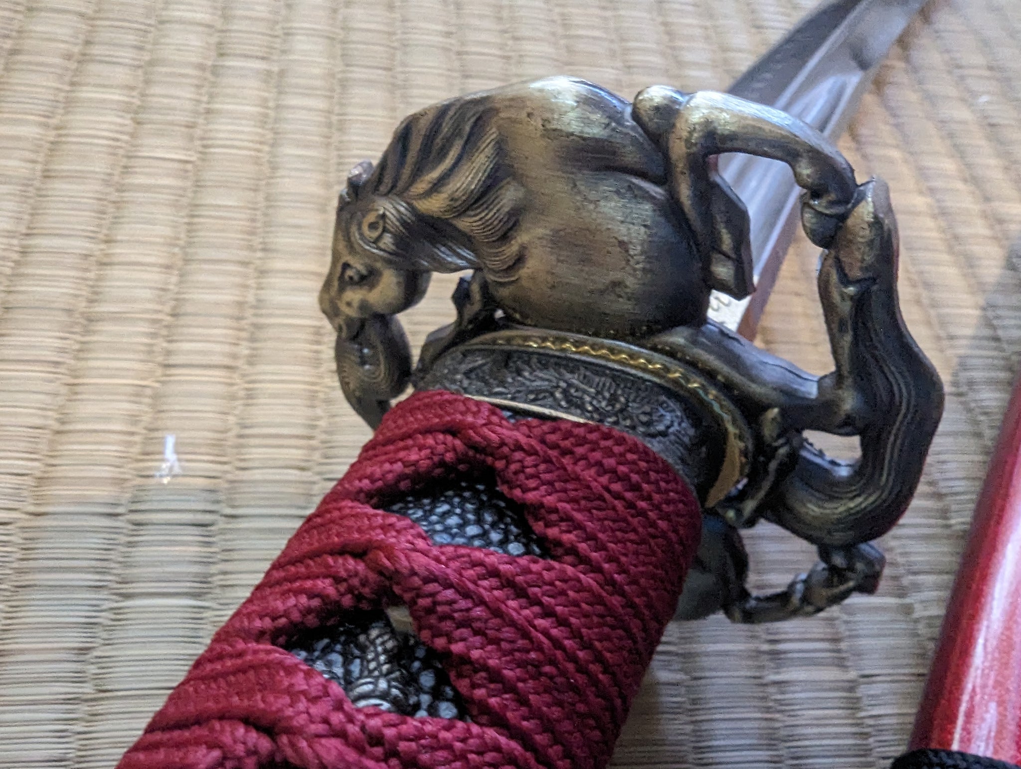 MADE TO ORDER Phoenix Armory Tanto - Red Crest Unokubi