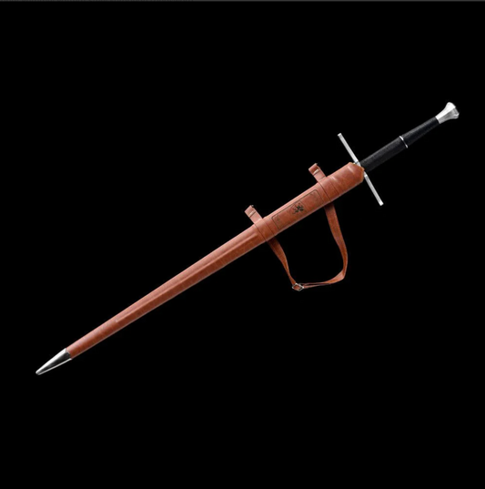 Swordier Scent Stopper Pommel Pattern Steel European Longsword