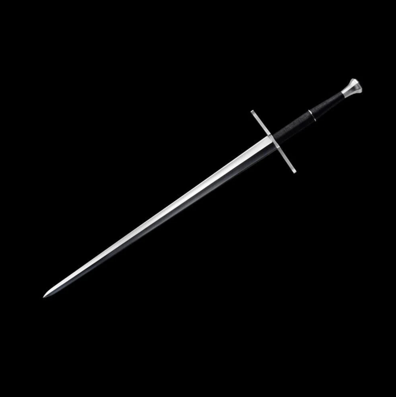 Swordier Scent Stopper Pommel Pattern Steel European Longsword