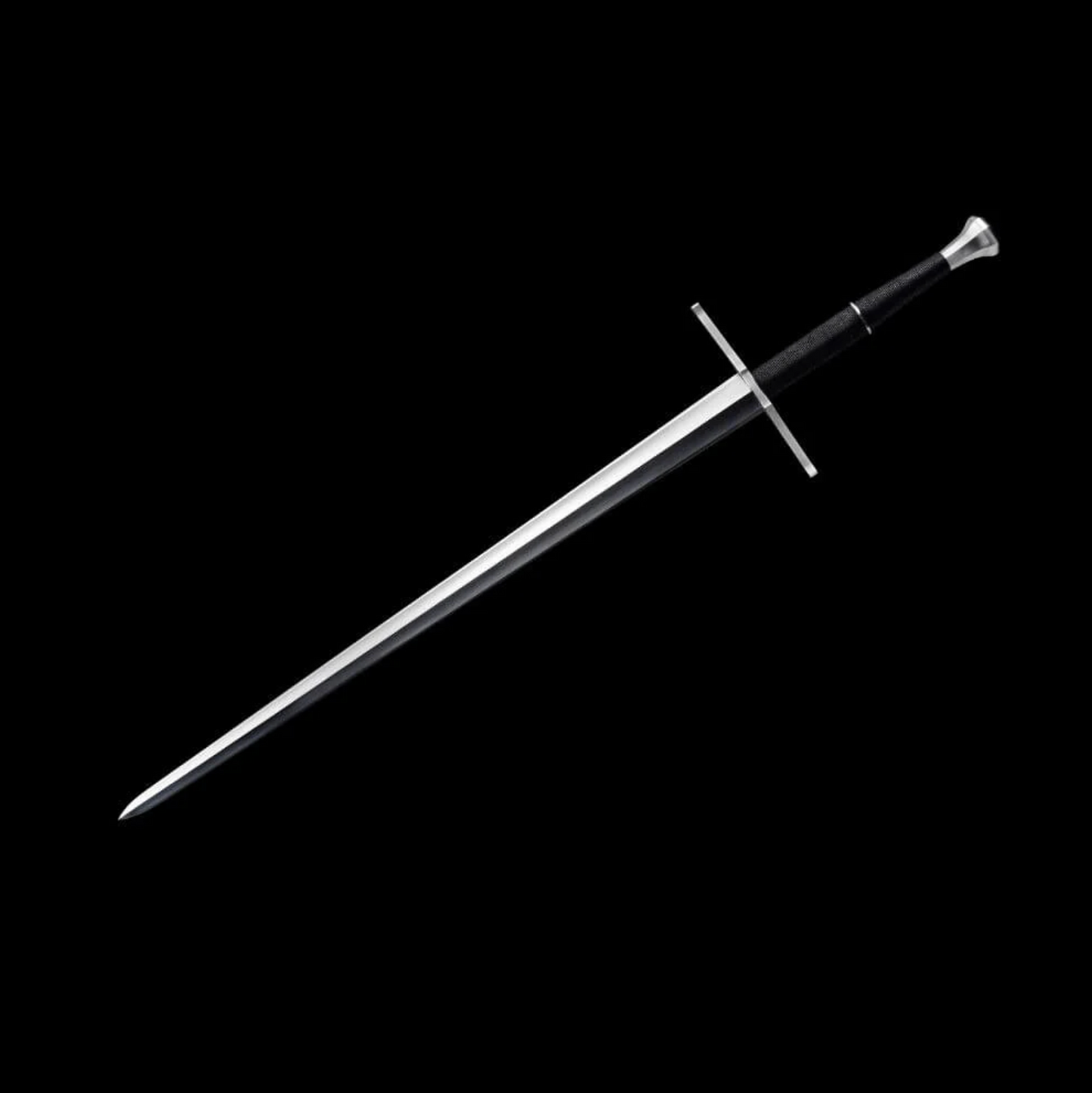 Swordier Scent Stopper Pommel Pattern Steel European Longsword