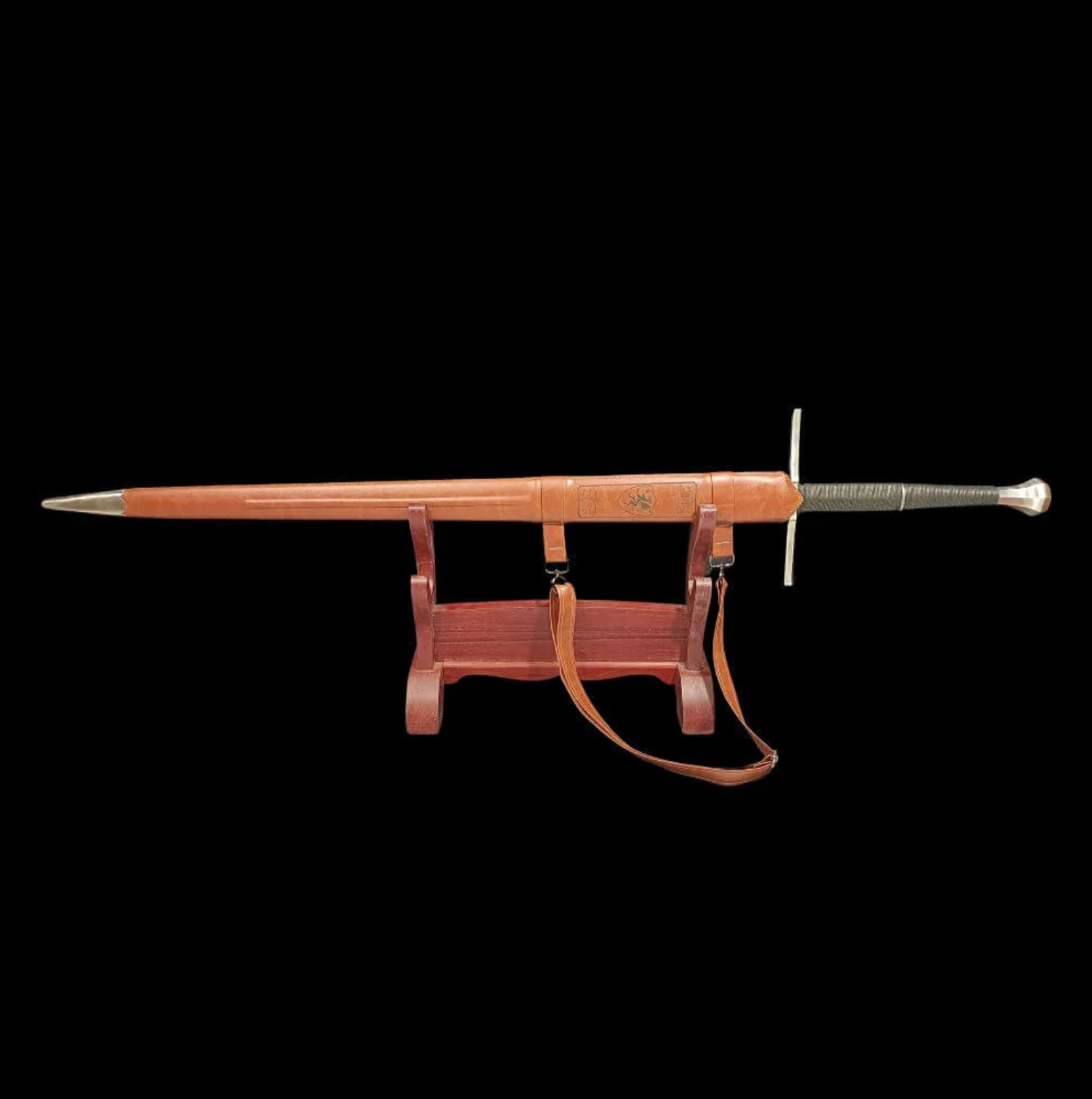 Swordier Scent Stopper Pommel Pattern Steel European Longsword