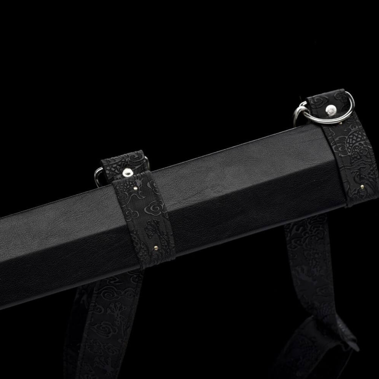 Swordier Damascus Steel Ring Guard European Longsword