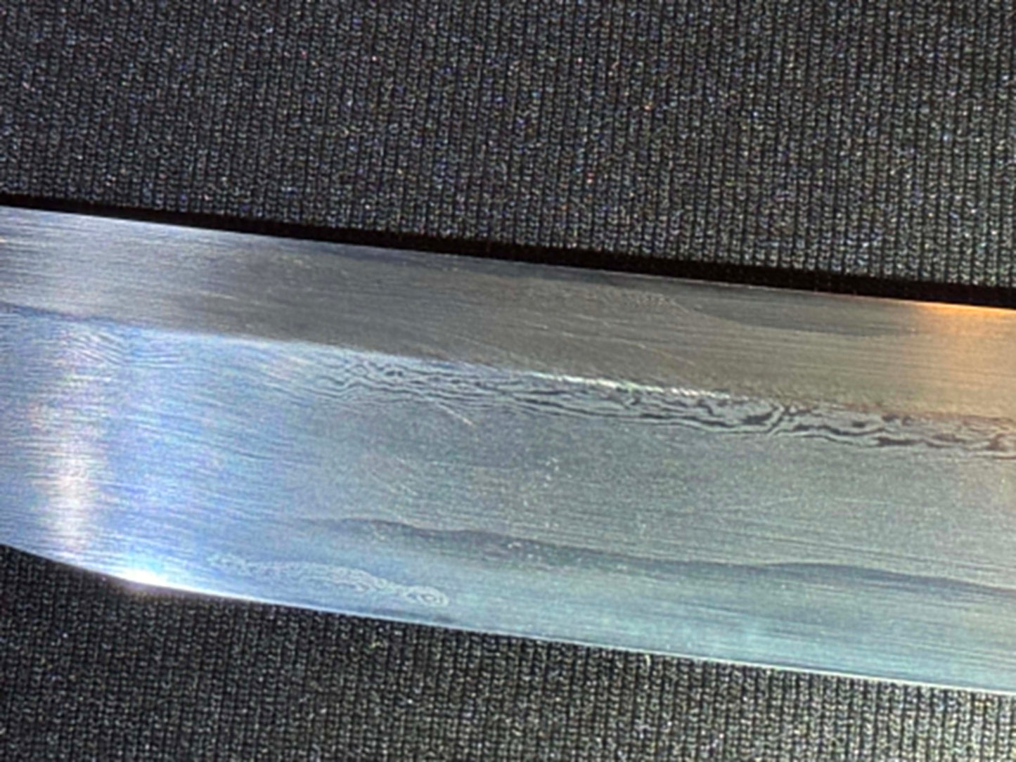 Legacy Blades Nodachi -  Warpath Series Iron Serpent Sanmai Damascus Shobu Zukuri