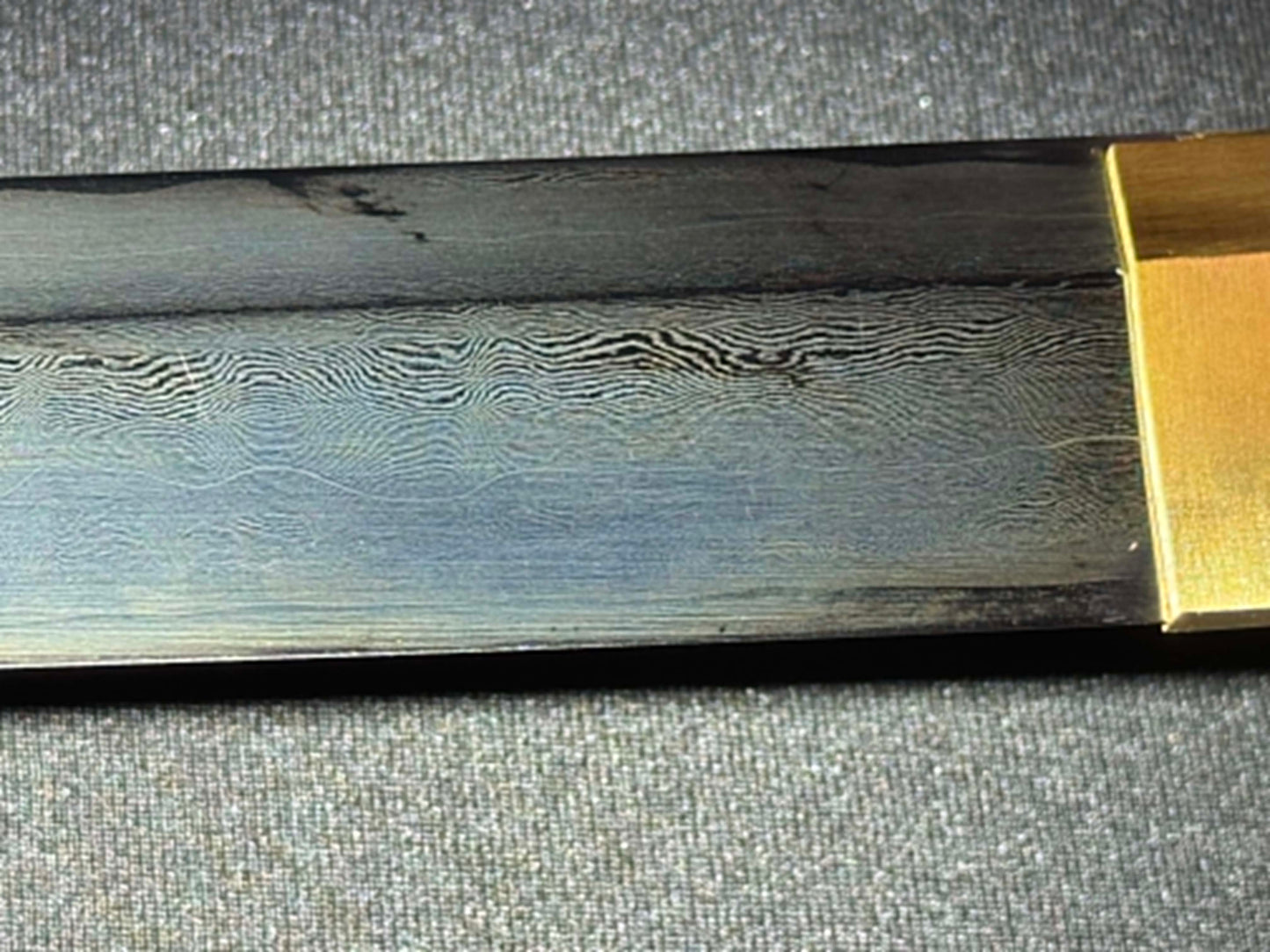Legacy Blades Nodachi -  Warpath Series Iron Serpent Sanmai Damascus Shobu Zukuri