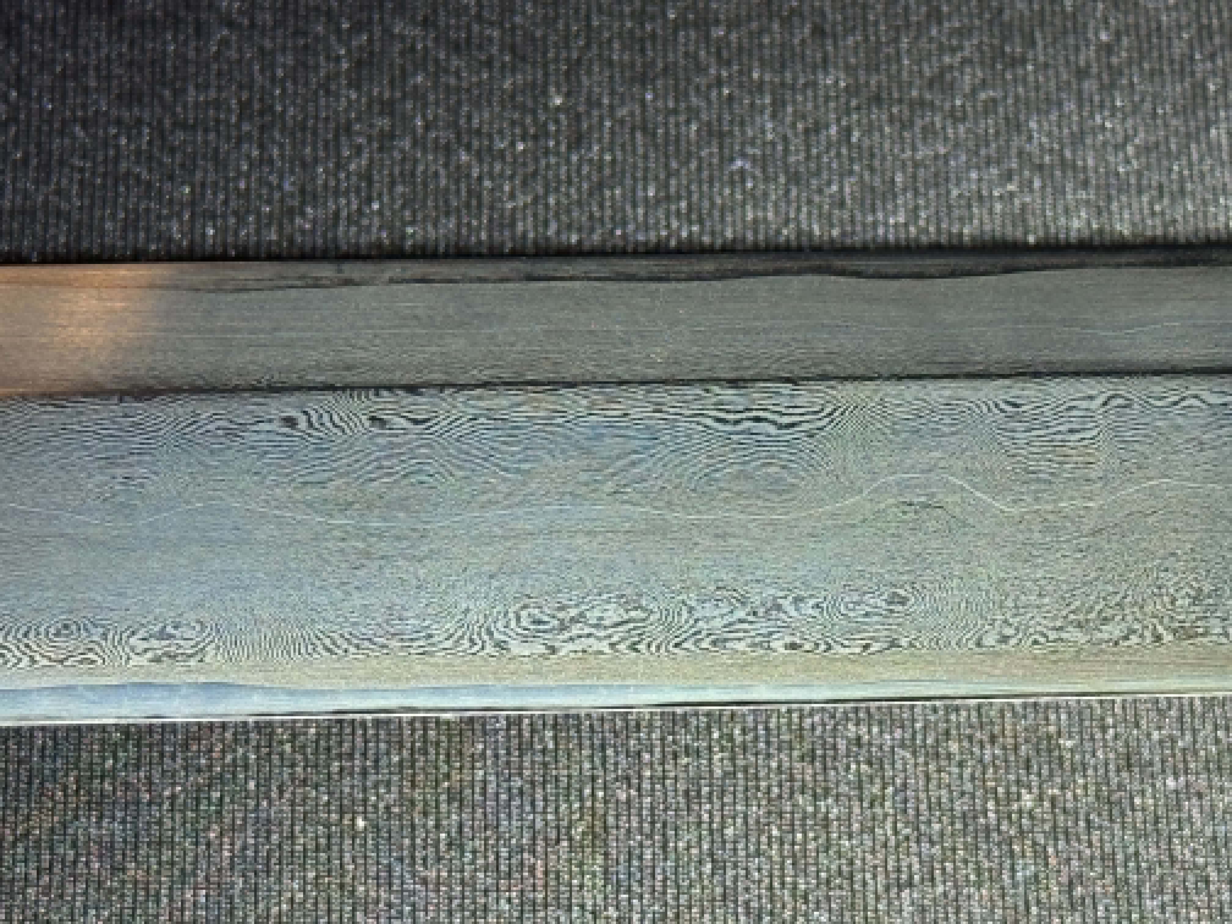Legacy Blades Nodachi -  Warpath Series Iron Serpent Sanmai Damascus Shobu Zukuri