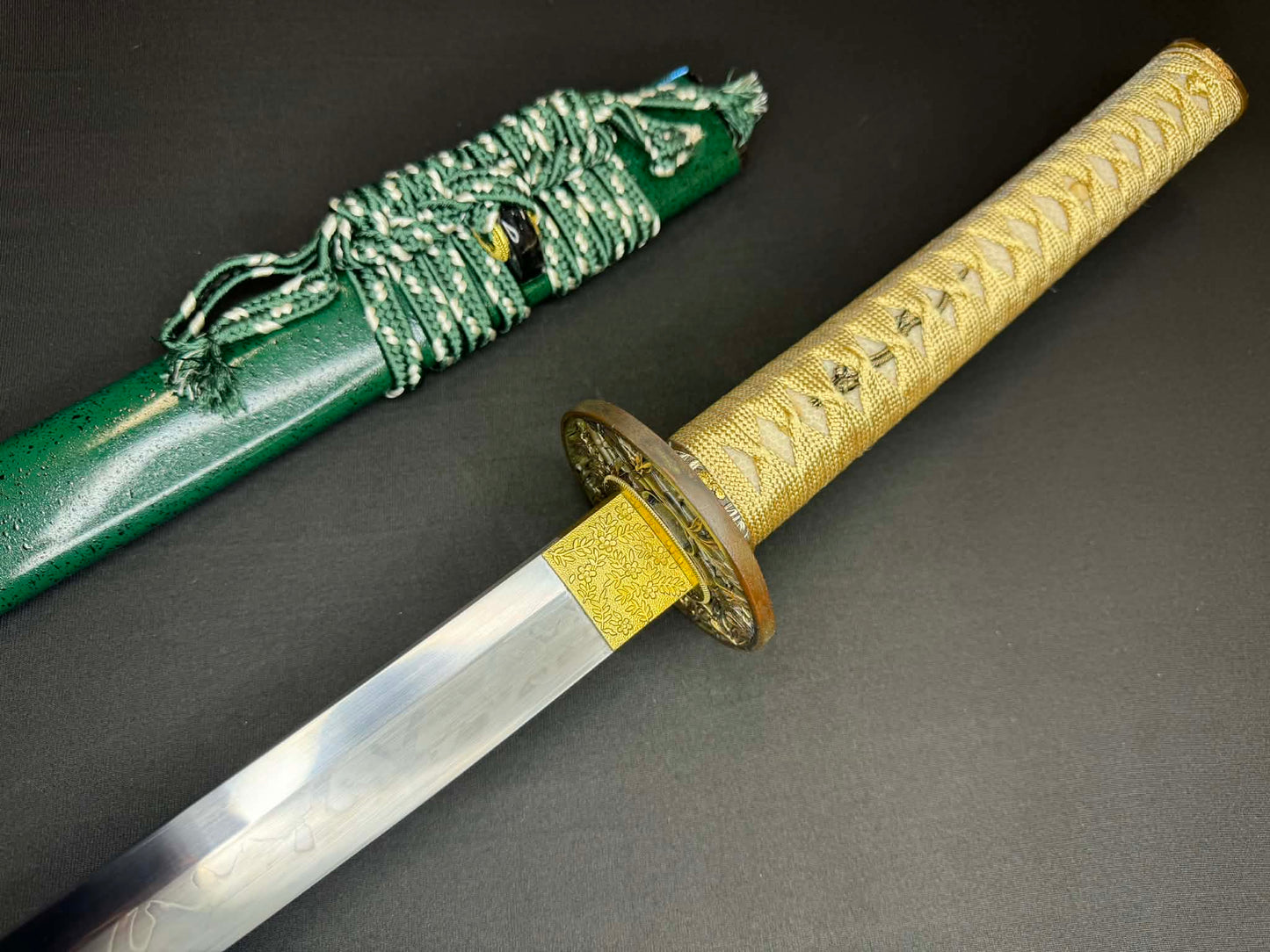 Moritaka Razor Prestige Katana -  "Irish" Whisperleaf T10