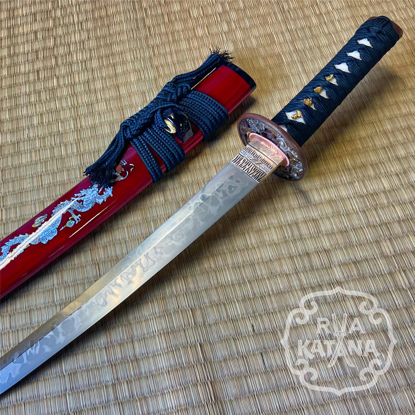 MADE TO ORDER Phoenix Armory Tanto - Red Dragon Hitatsura