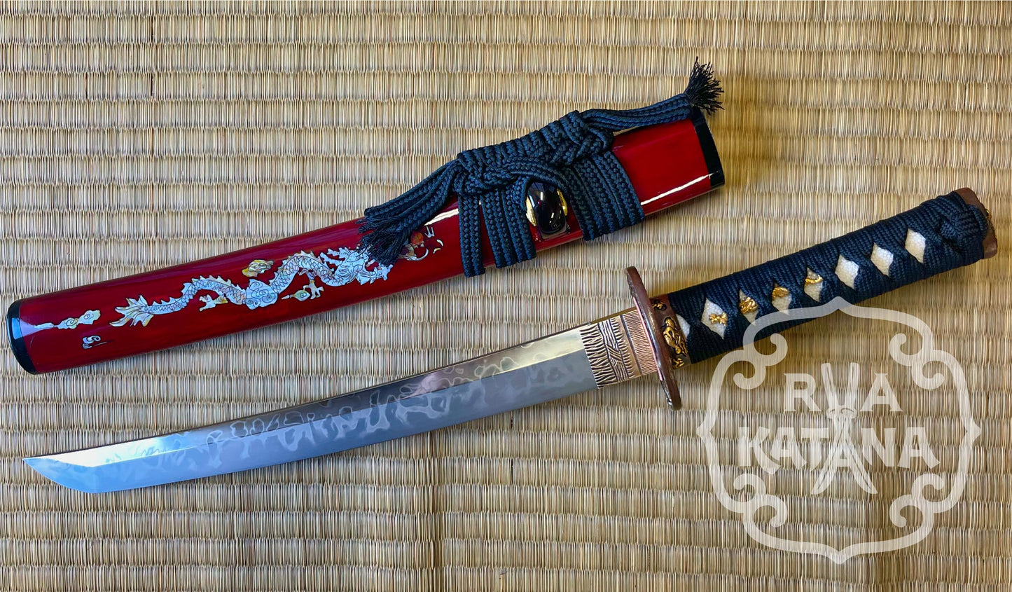 MADE TO ORDER Phoenix Armory Tanto - Red Dragon Hitatsura