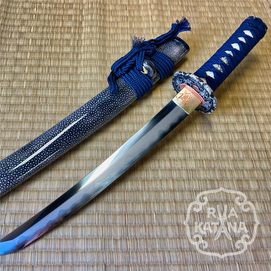 MADE TO ORDER Phoenix Armory Tanto - Blue Mokko