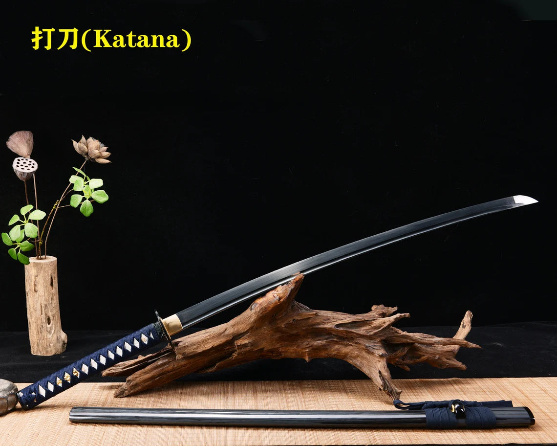 Dragon Spring Katana - Flex Blue and Grey - Mn65