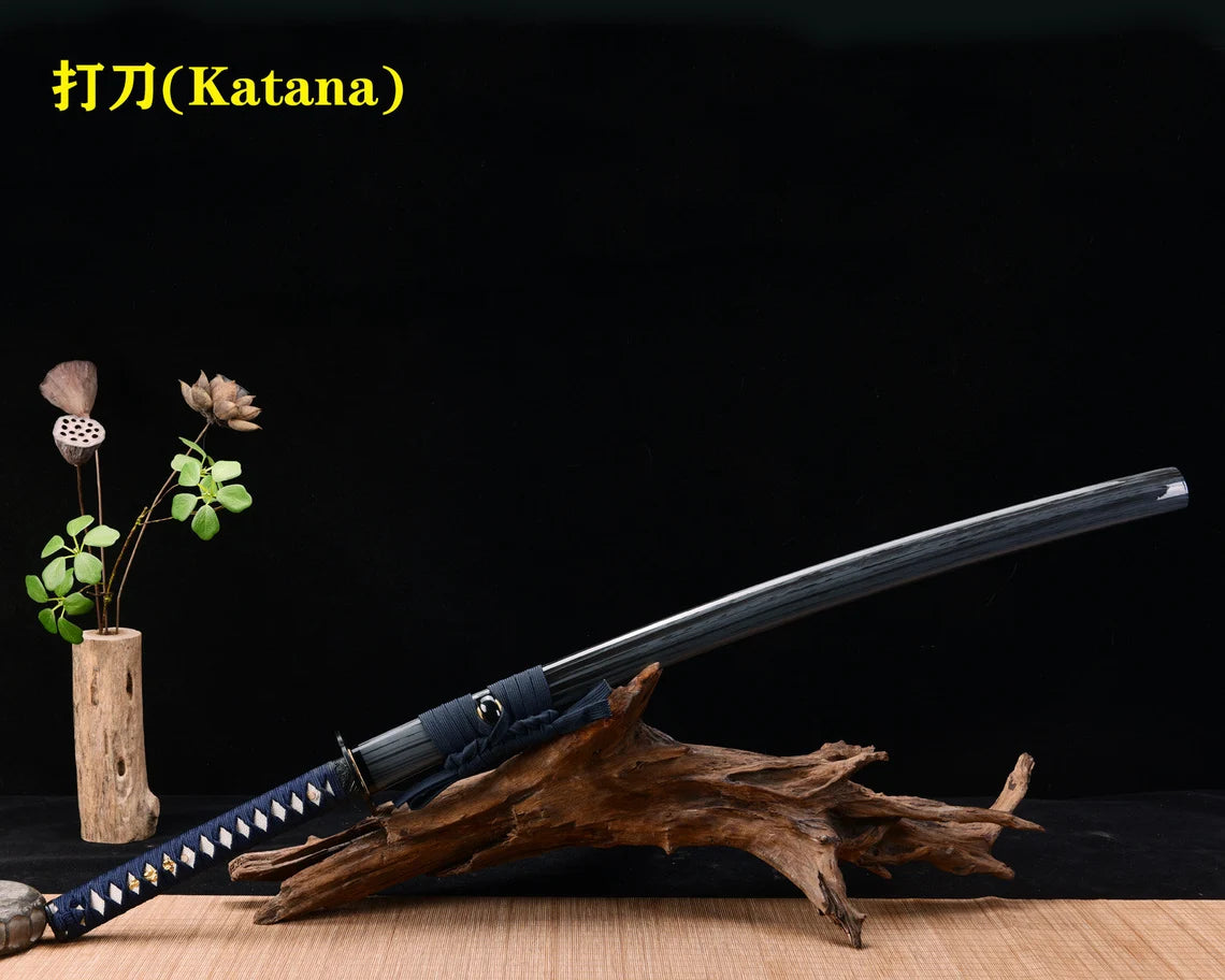 Dragon Spring Katana - Flex Blue and Grey - Mn65