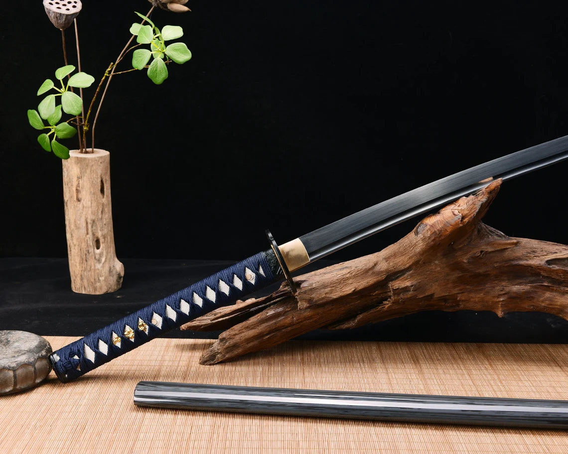 Dragon Spring Katana - Flex Blue and Grey - Mn65