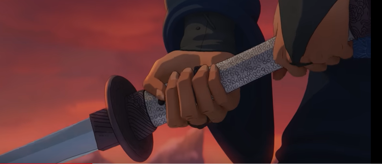 Blue Eye Samurai Katana