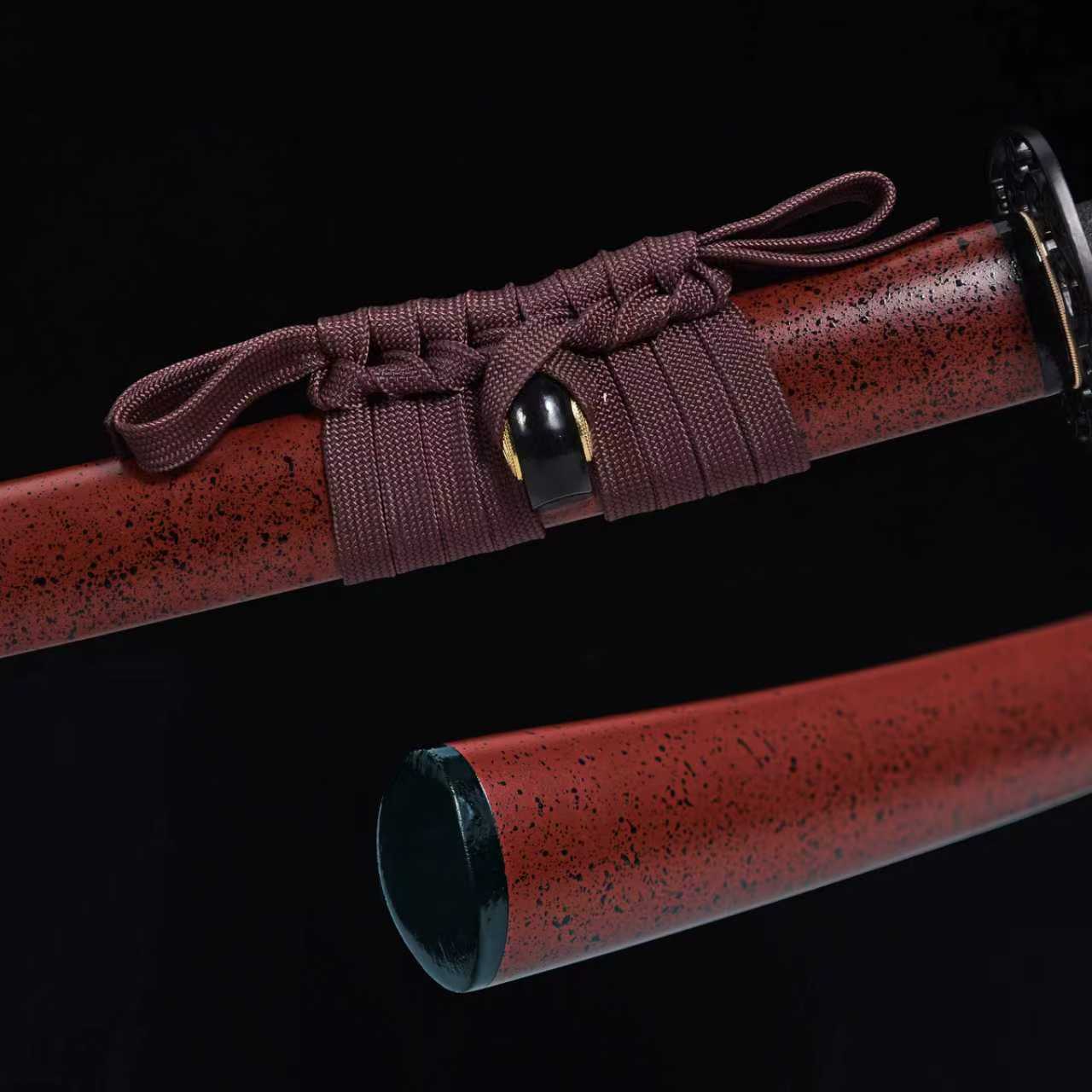 Dragonspring Forge Katana - Blood Thorn - T10 Clay Tempered