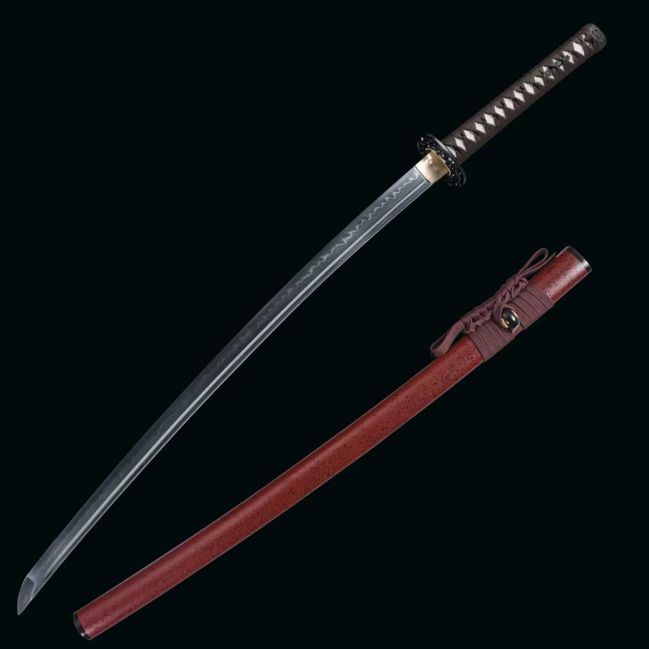 Dragonspring Forge Katana - Blood Thorn - T10 Clay Tempered