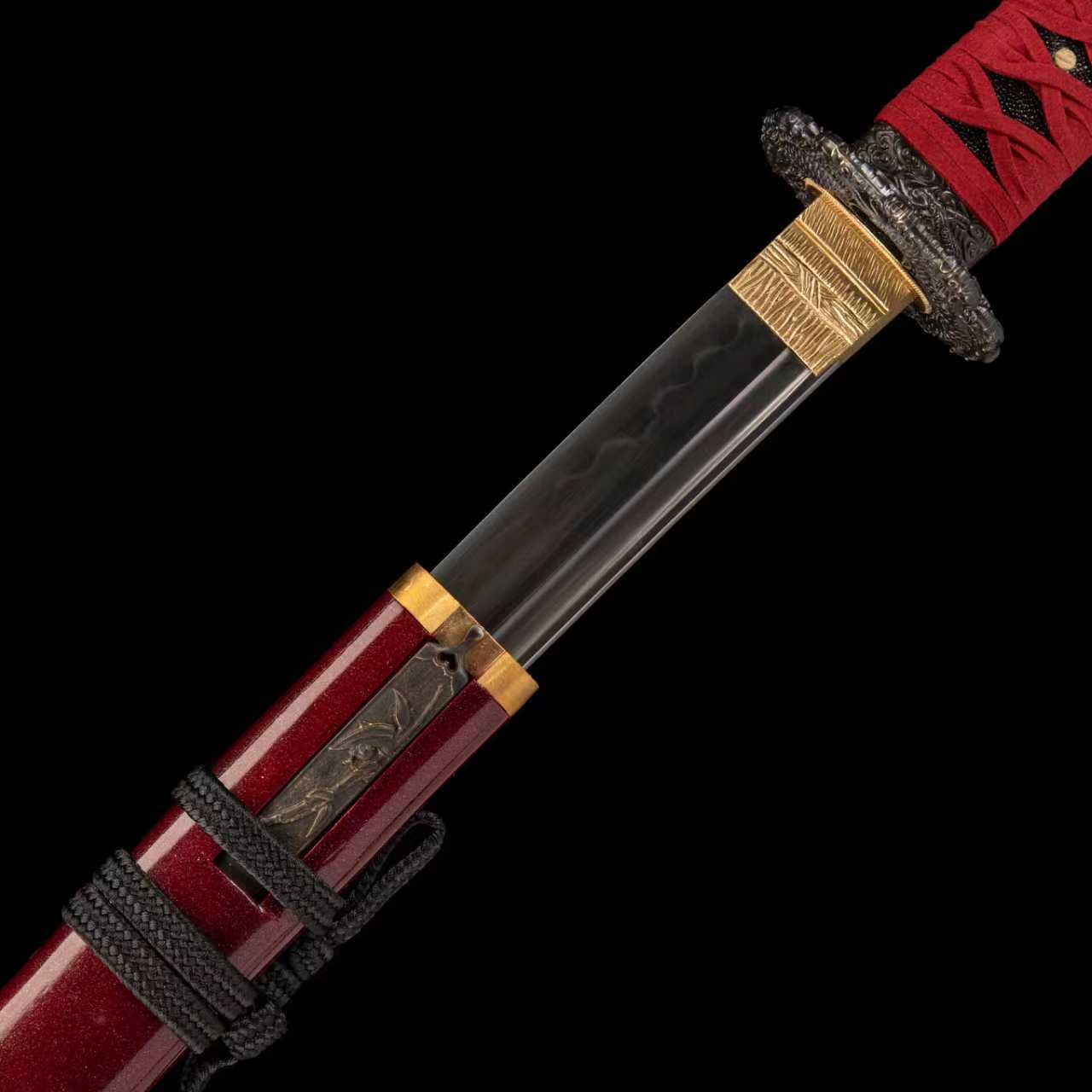 Dragonspring Katana - Dawn Dragon God - T10 Clay Tempered