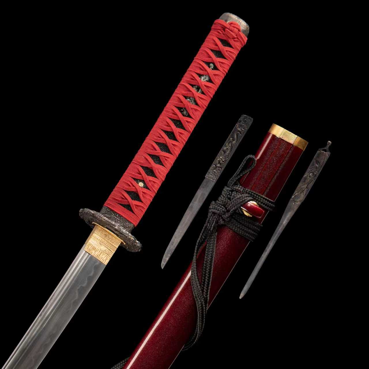 Dragonspring Katana - Dawn Dragon God - T10 Clay Tempered