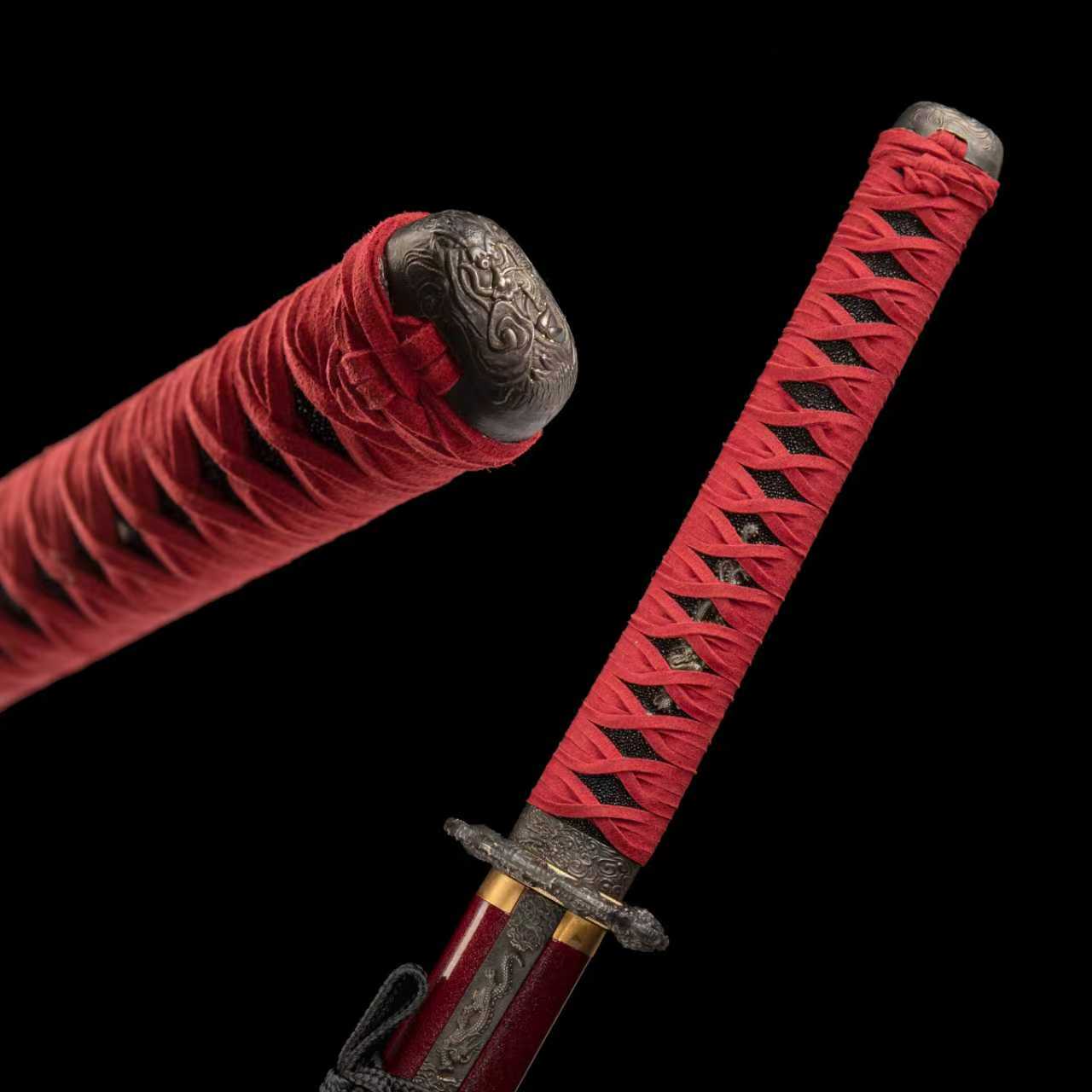Dragonspring Katana - Dawn Dragon God - T10 Clay Tempered