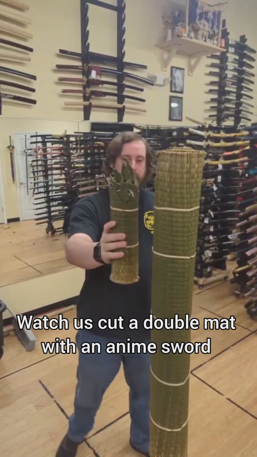 Blue Exorcist Sword Ao No Exorcist Rin Okumura Kurikara & T10 Clay Tempered Blue Bladed Katana