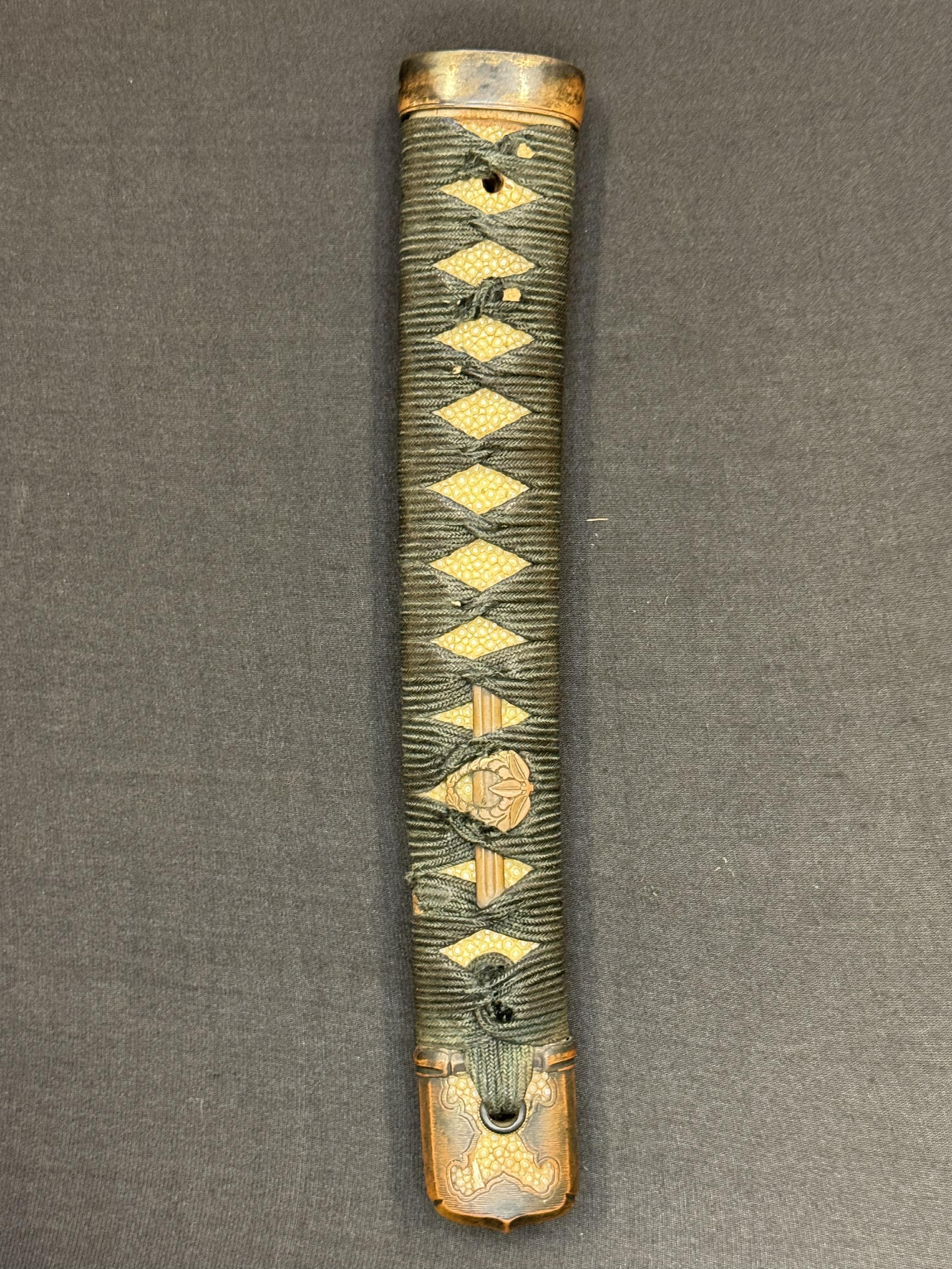 Antique Nihonto - Late Muromachi (5O0 years old) Katana in Meiji (150 Year Old) Tachi Koshirae - NTHK attributed to Kai-Mihara