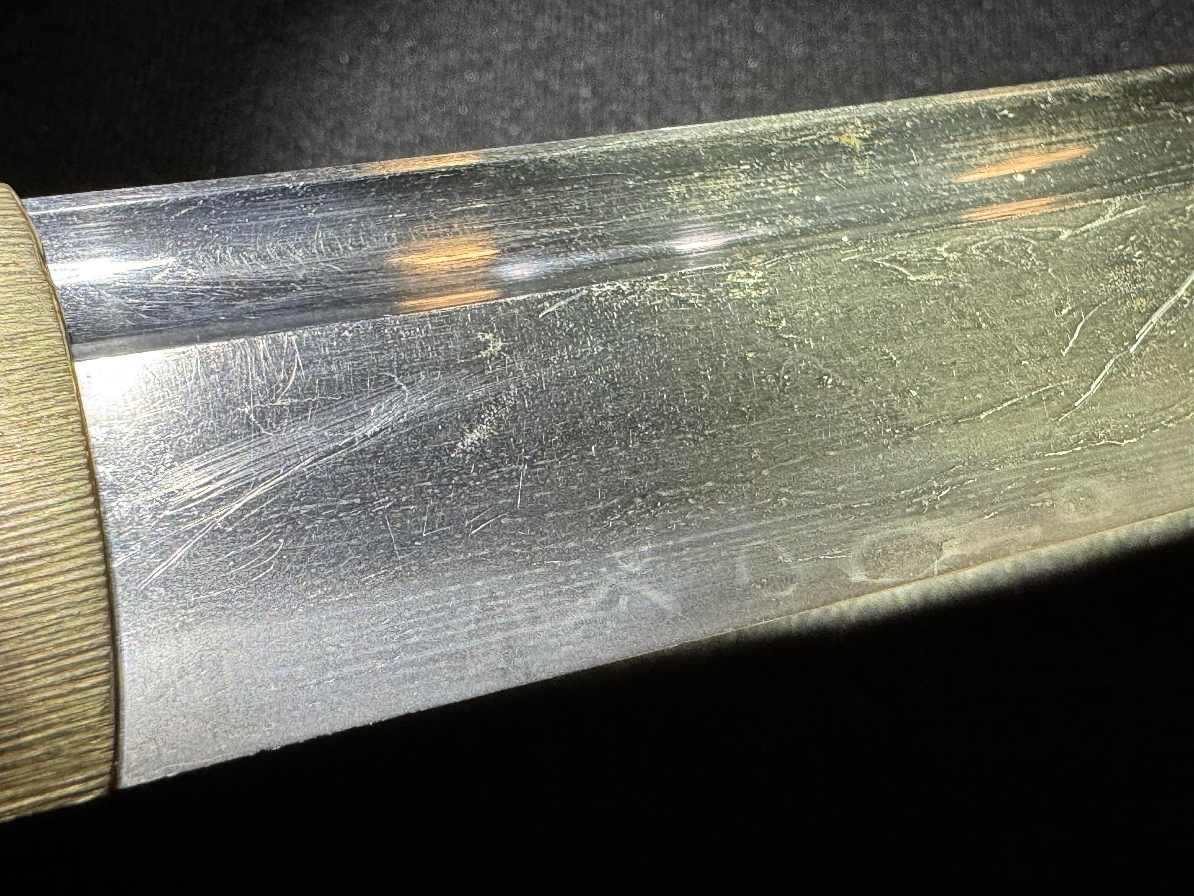 Antique Nihonto - Late Muromachi (5O0 years old) Katana in Meiji (150 Year Old) Tachi Koshirae - NTHK attributed to Kai-Mihara