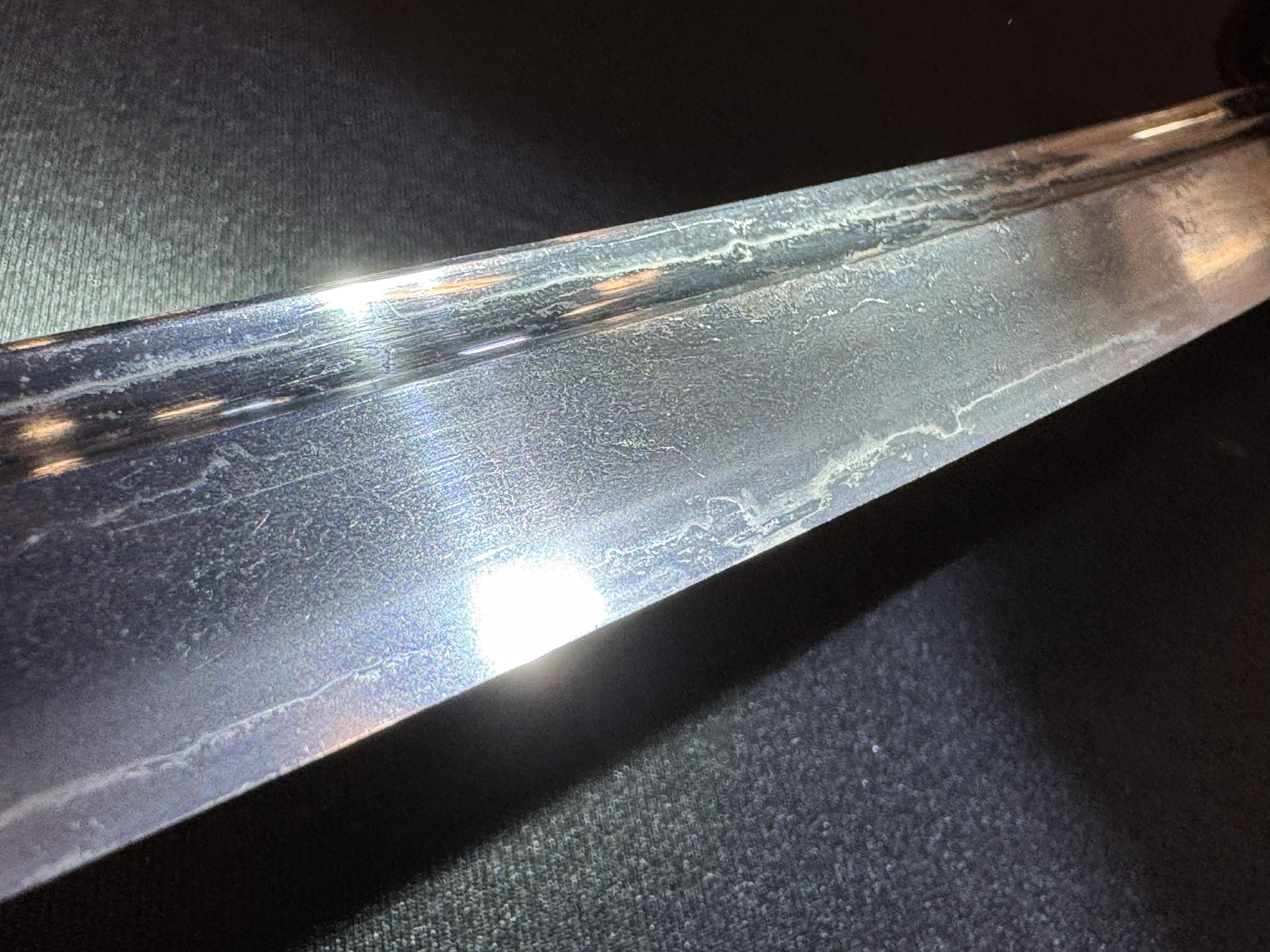 Antique Nihonto - Late Muromachi (5O0 years old) Katana in Meiji (150 Year Old) Tachi Koshirae - NTHK attributed to Kai-Mihara