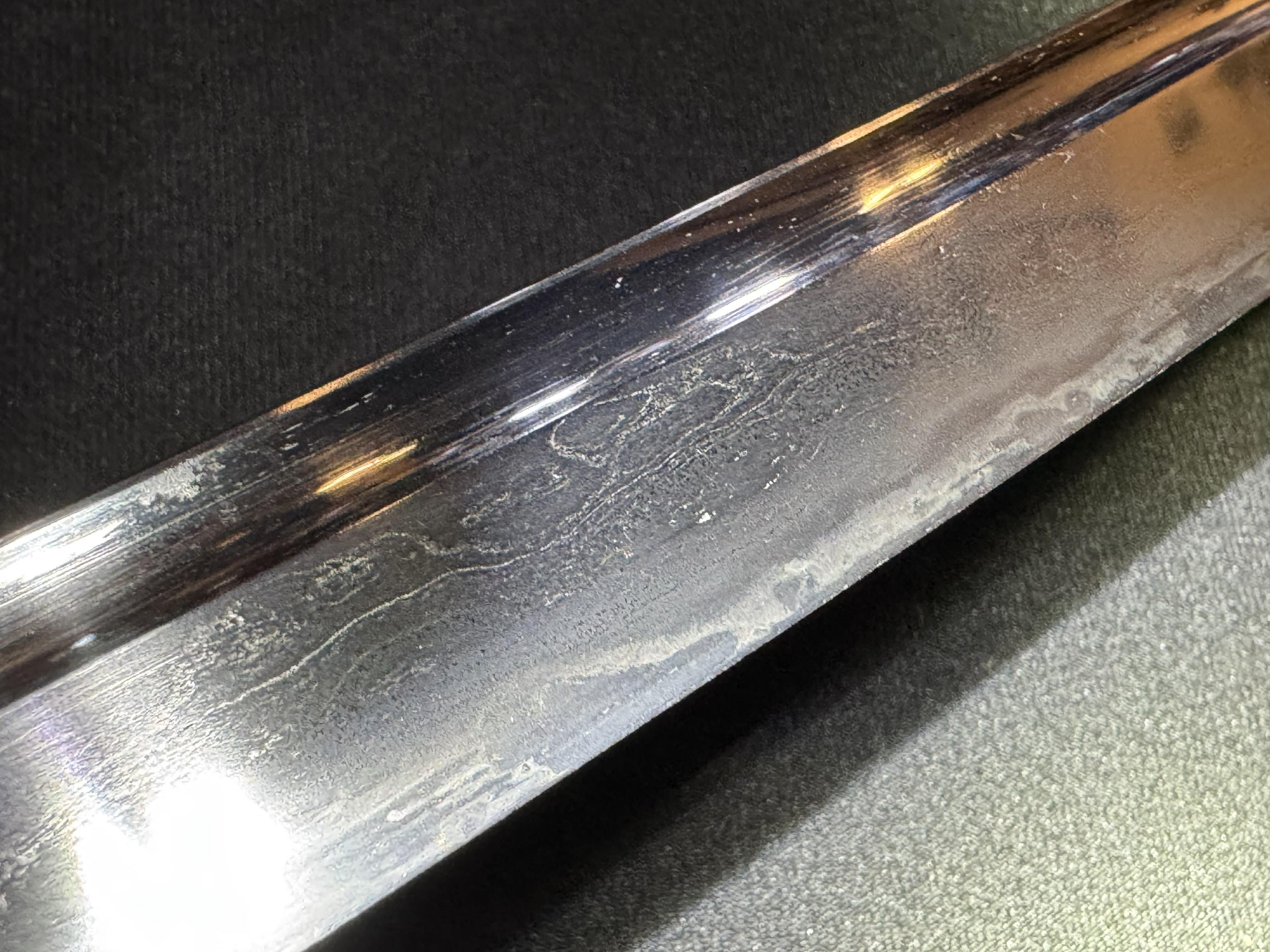 Antique Nihonto - Late Muromachi (5O0 years old) Katana in Meiji (150 Year Old) Tachi Koshirae - NTHK attributed to Kai-Mihara