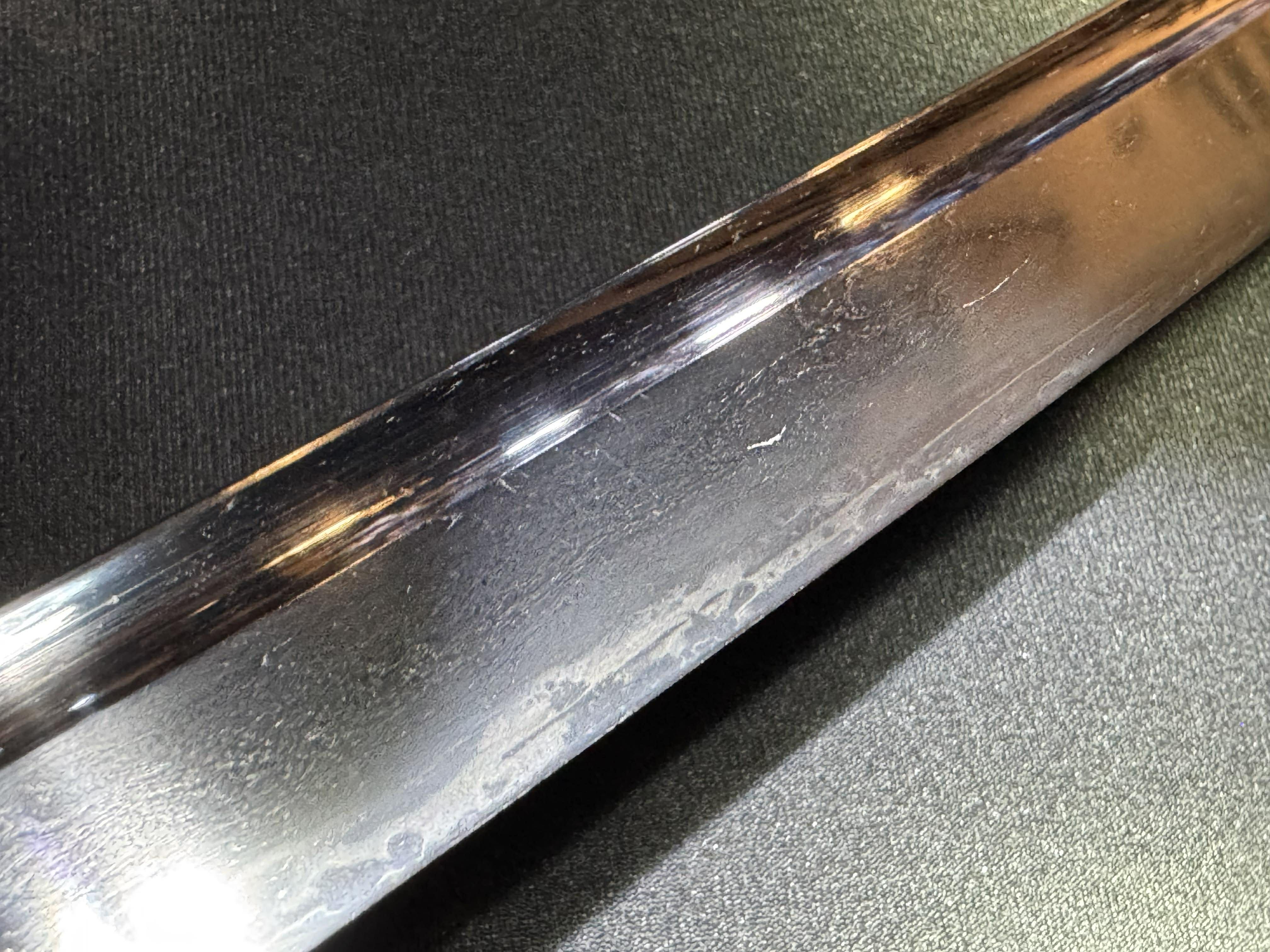 Antique Nihonto - Late Muromachi (5O0 years old) Katana in Meiji (150 Year Old) Tachi Koshirae - NTHK attributed to Kai-Mihara