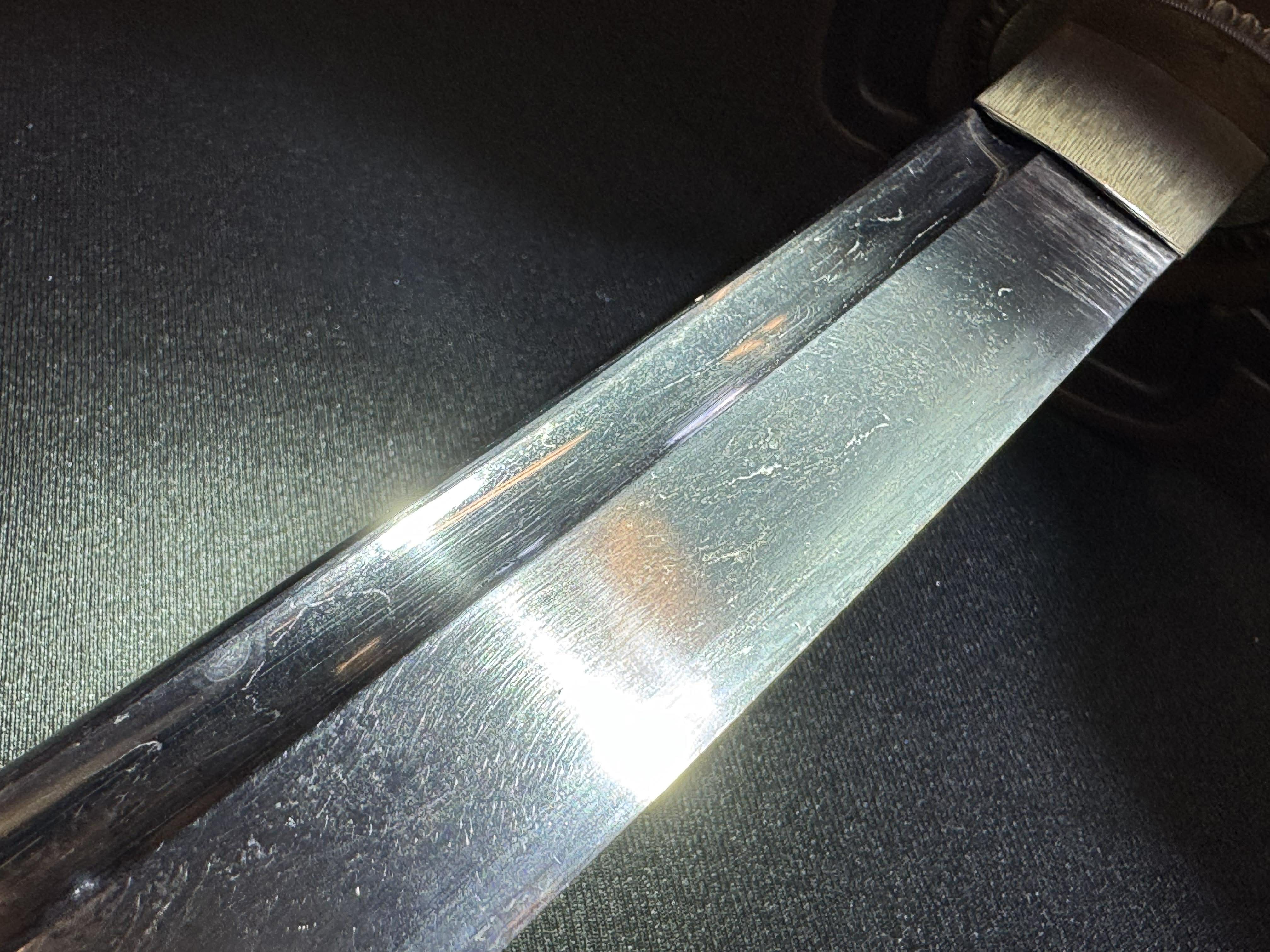 Antique Nihonto - Late Muromachi (5O0 years old) Katana in Meiji (150 Year Old) Tachi Koshirae - NTHK attributed to Kai-Mihara