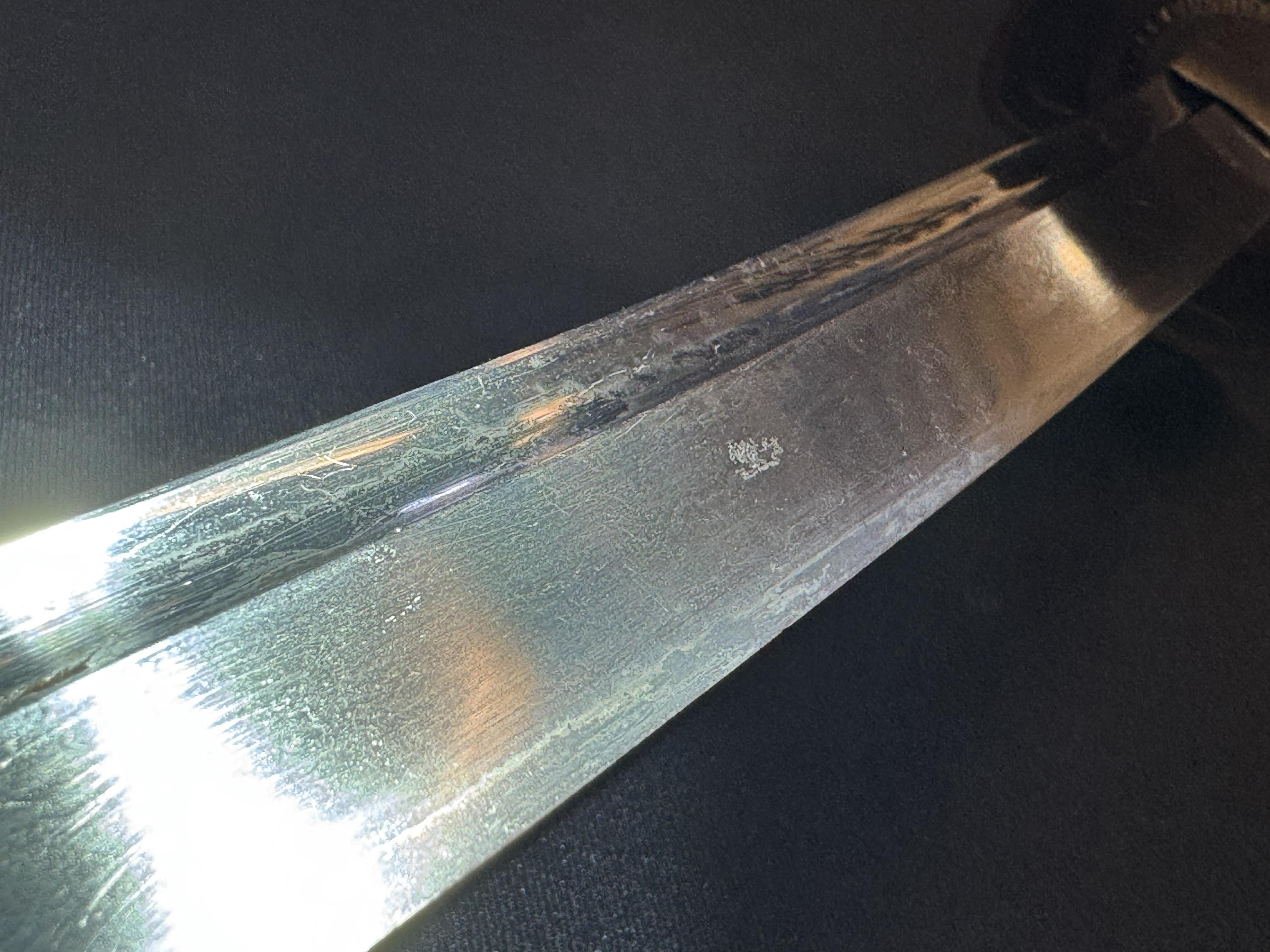 Antique Nihonto - Late Muromachi (5O0 years old) Katana in Meiji (150 Year Old) Tachi Koshirae - NTHK attributed to Kai-Mihara