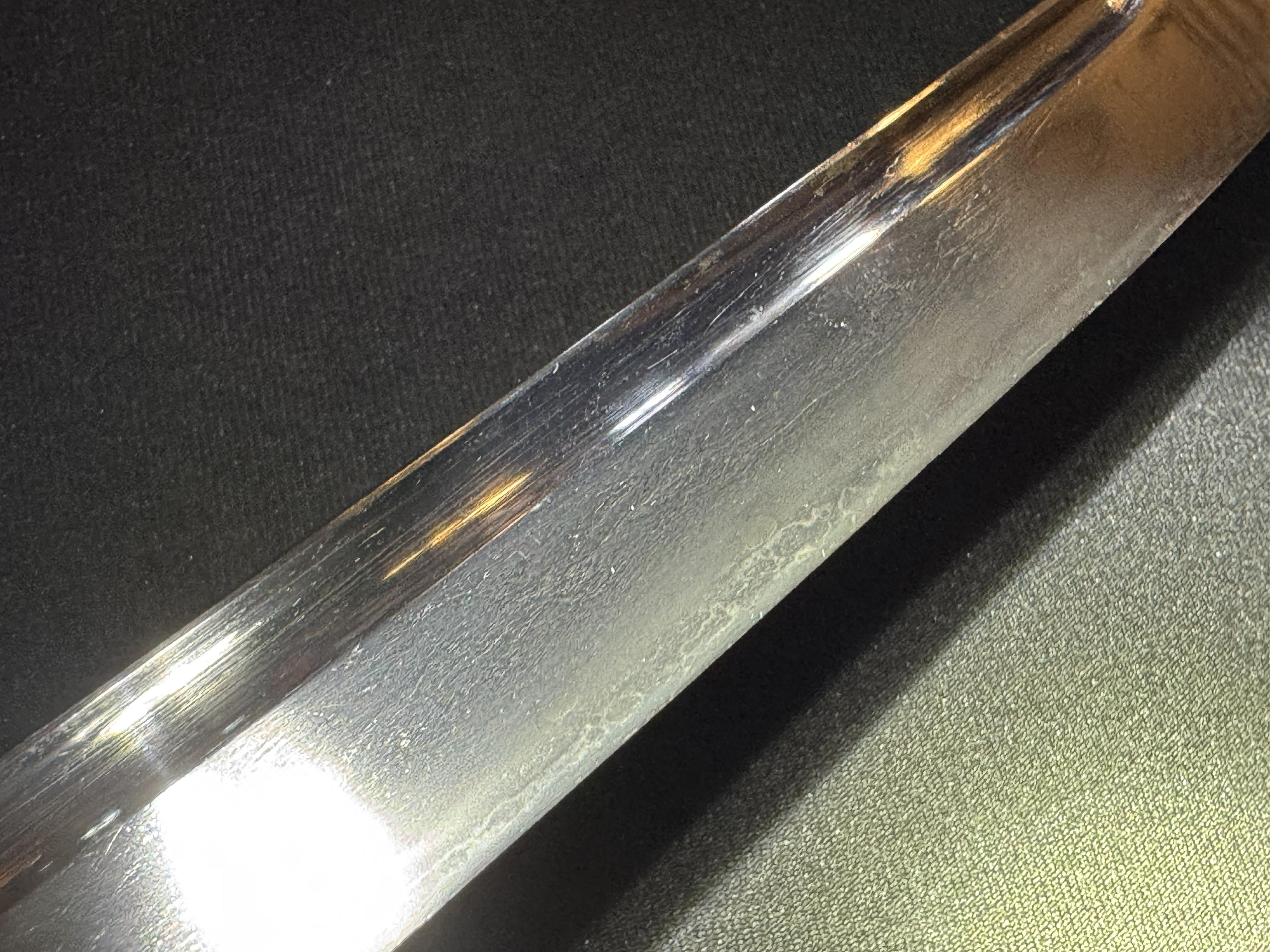 Antique Nihonto - Late Muromachi (5O0 years old) Katana in Meiji (150 Year Old) Tachi Koshirae - NTHK attributed to Kai-Mihara