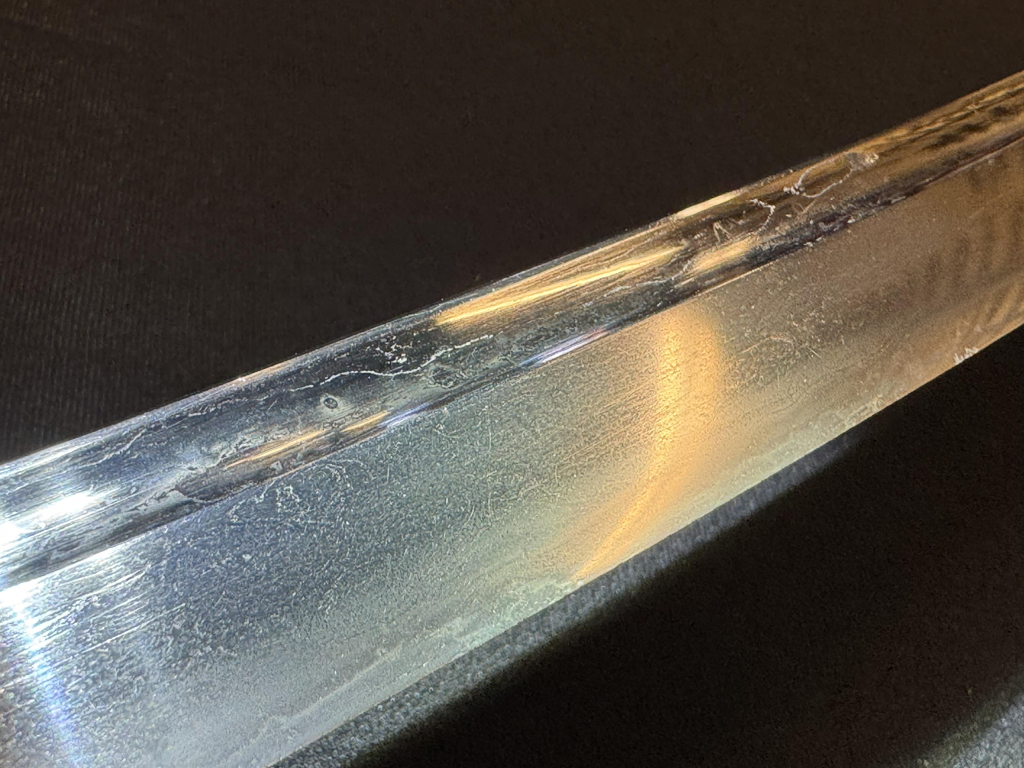 Antique Nihonto - Late Muromachi (5O0 years old) Katana in Meiji (150 Year Old) Tachi Koshirae - NTHK attributed to Kai-Mihara