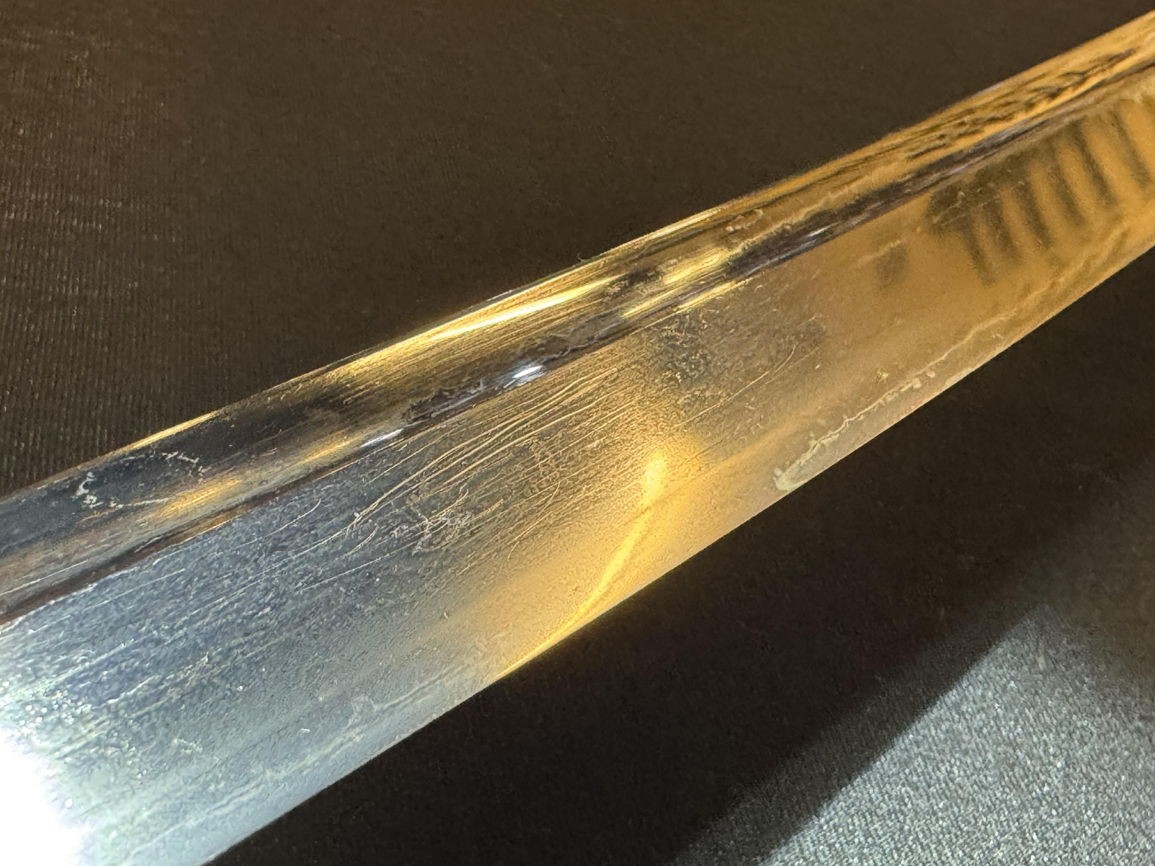 Antique Nihonto - Late Muromachi (5O0 years old) Katana in Meiji (150 Year Old) Tachi Koshirae - NTHK attributed to Kai-Mihara