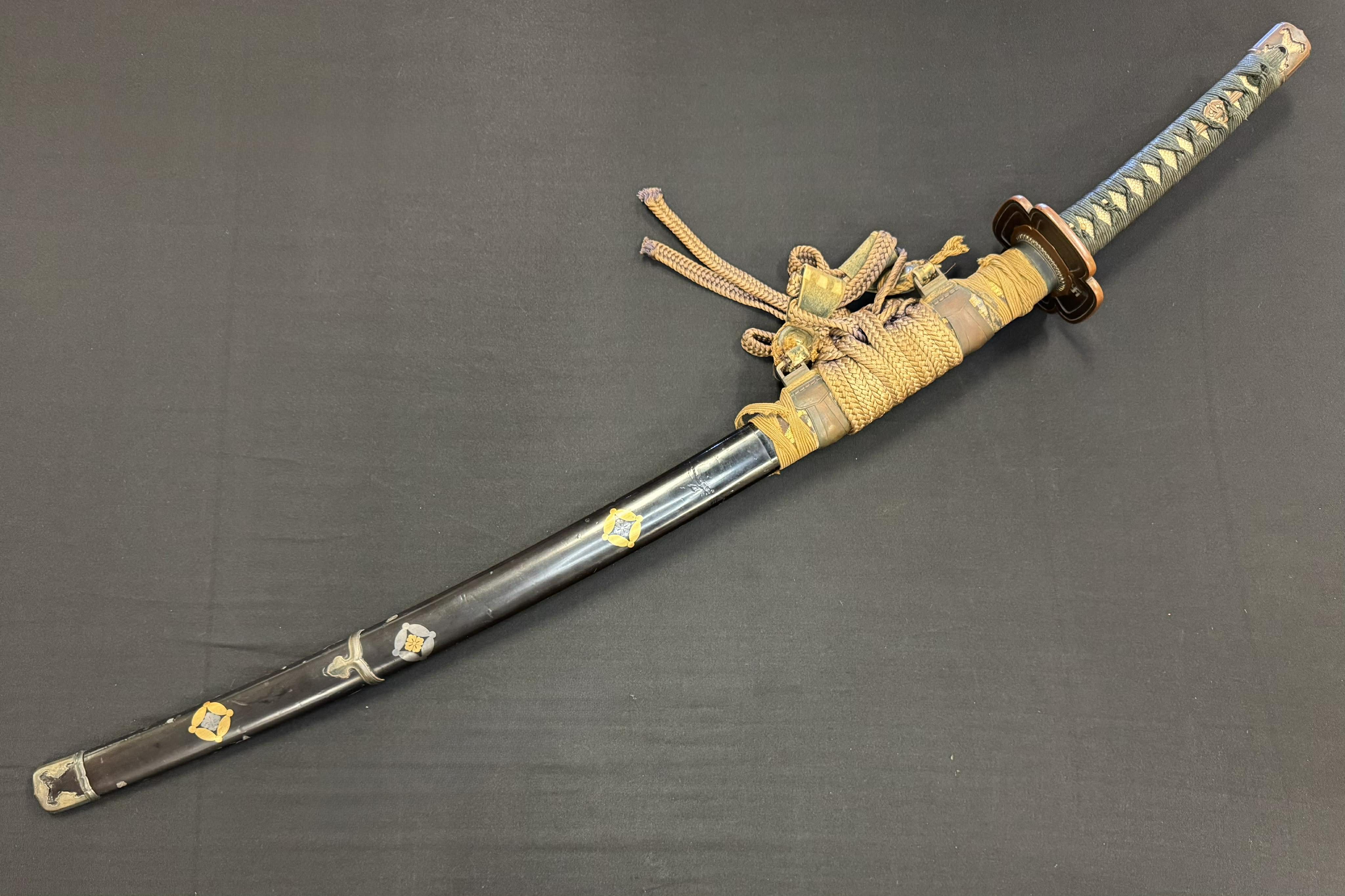 Antique Nihonto - Late Muromachi (5O0 years old) Katana in Meiji (150 Year Old) Tachi Koshirae - NTHK attributed to Kai-Mihara