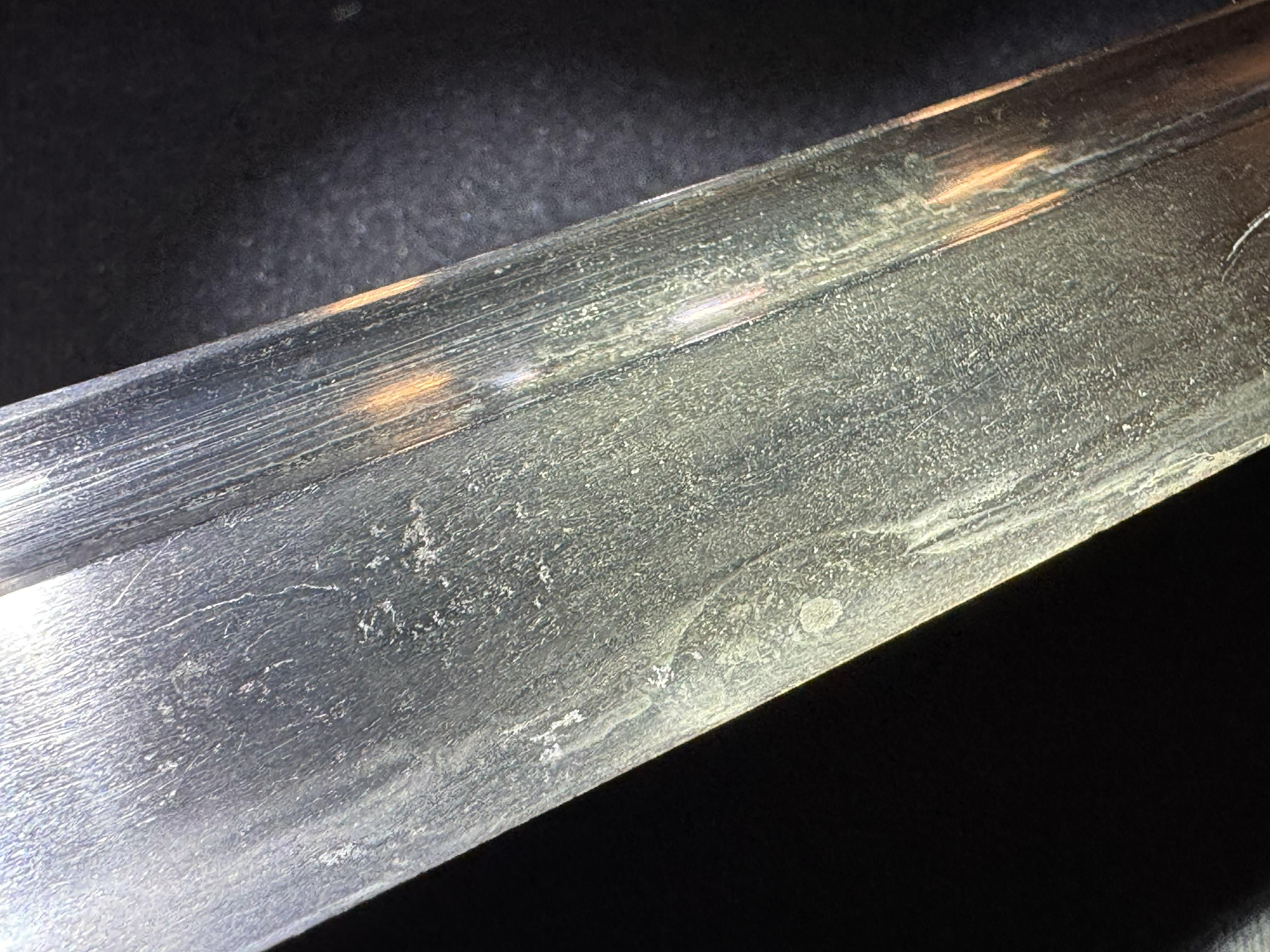 Antique Nihonto - Late Muromachi (5O0 years old) Katana in Meiji (150 Year Old) Tachi Koshirae - NTHK attributed to Kai-Mihara